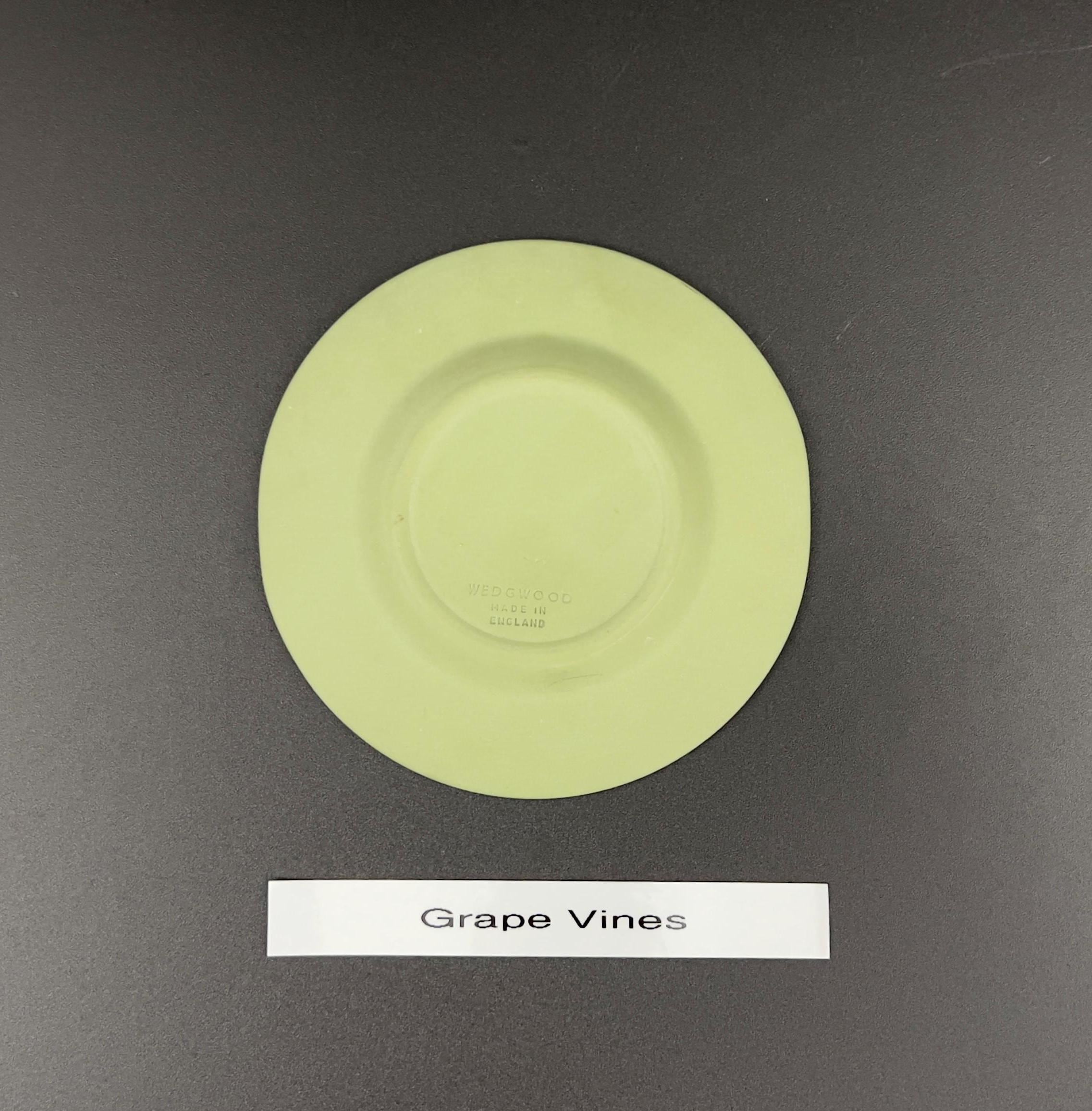 Vintage Wedgwood Sage Green Jasperware Ashtray Set: Neoclassical Decor - Image 8