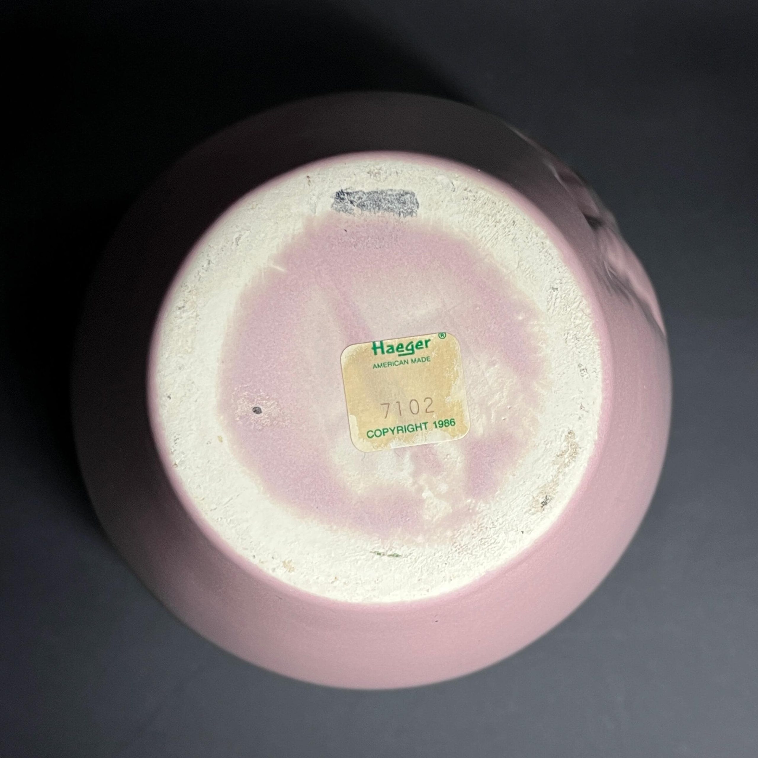 Vintage Haeger Calla Lily Vase: Matte Pink Art Deco Ceramic - Image 8