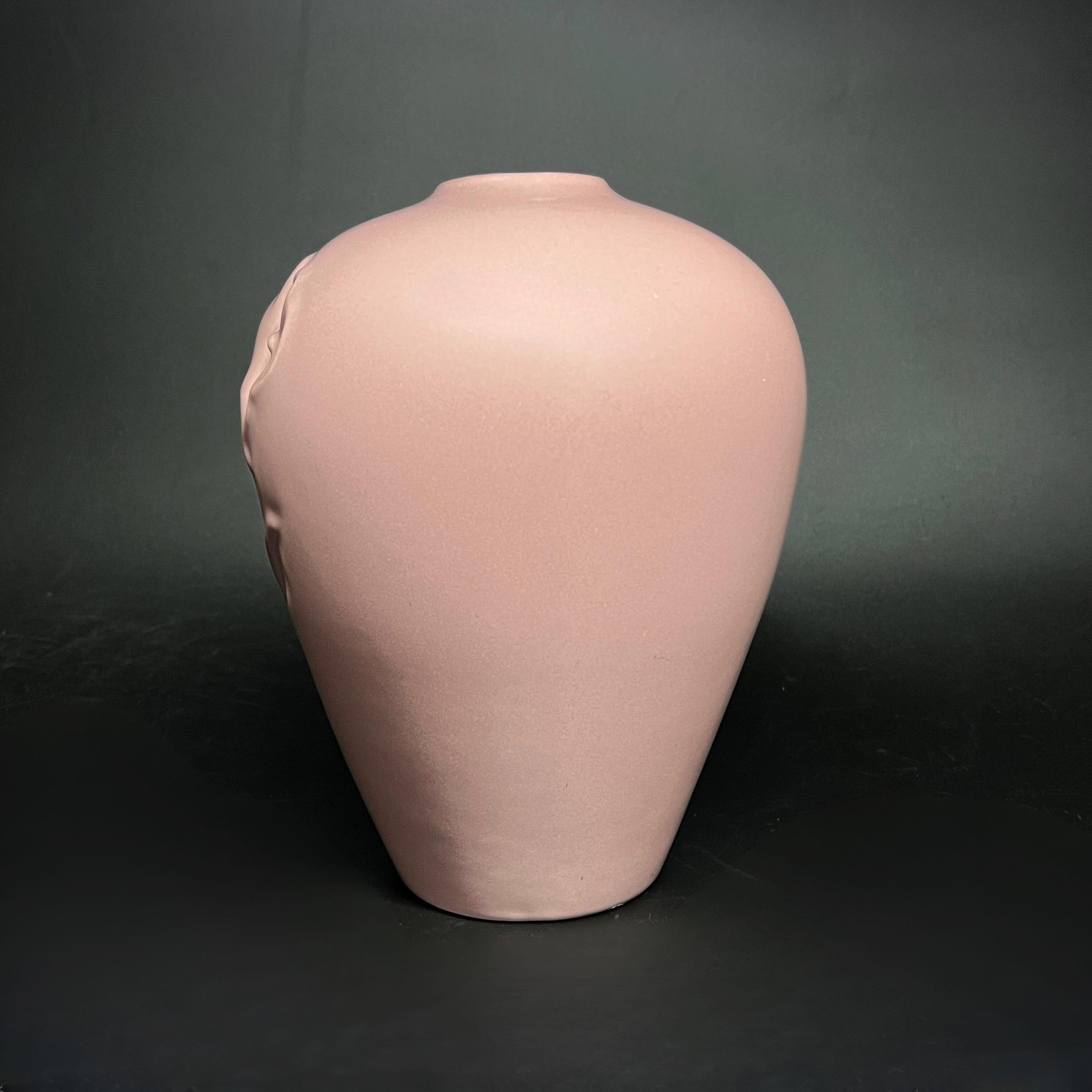 Vintage Haeger Calla Lily Vase: Matte Pink Art Deco Ceramic - Image 3