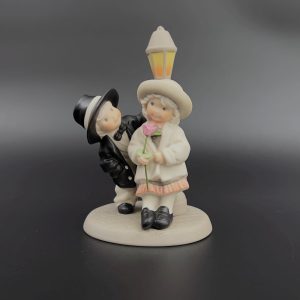 Vintage Kim Anderson Porcelain Figurine: Peekaboo I Love You, 1996