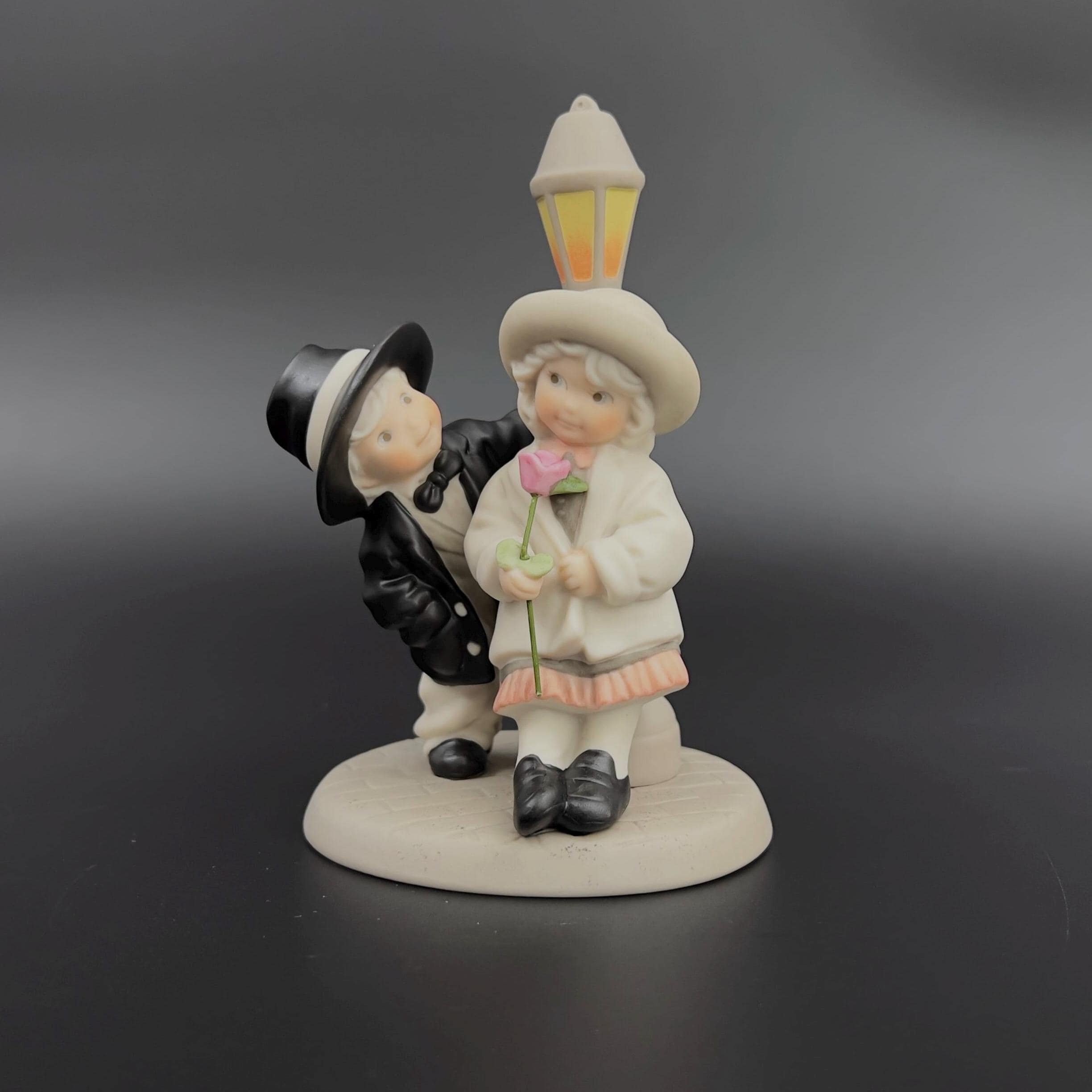Vintage Kim Anderson Porcelain Figurine: Peekaboo I Love You, 1996