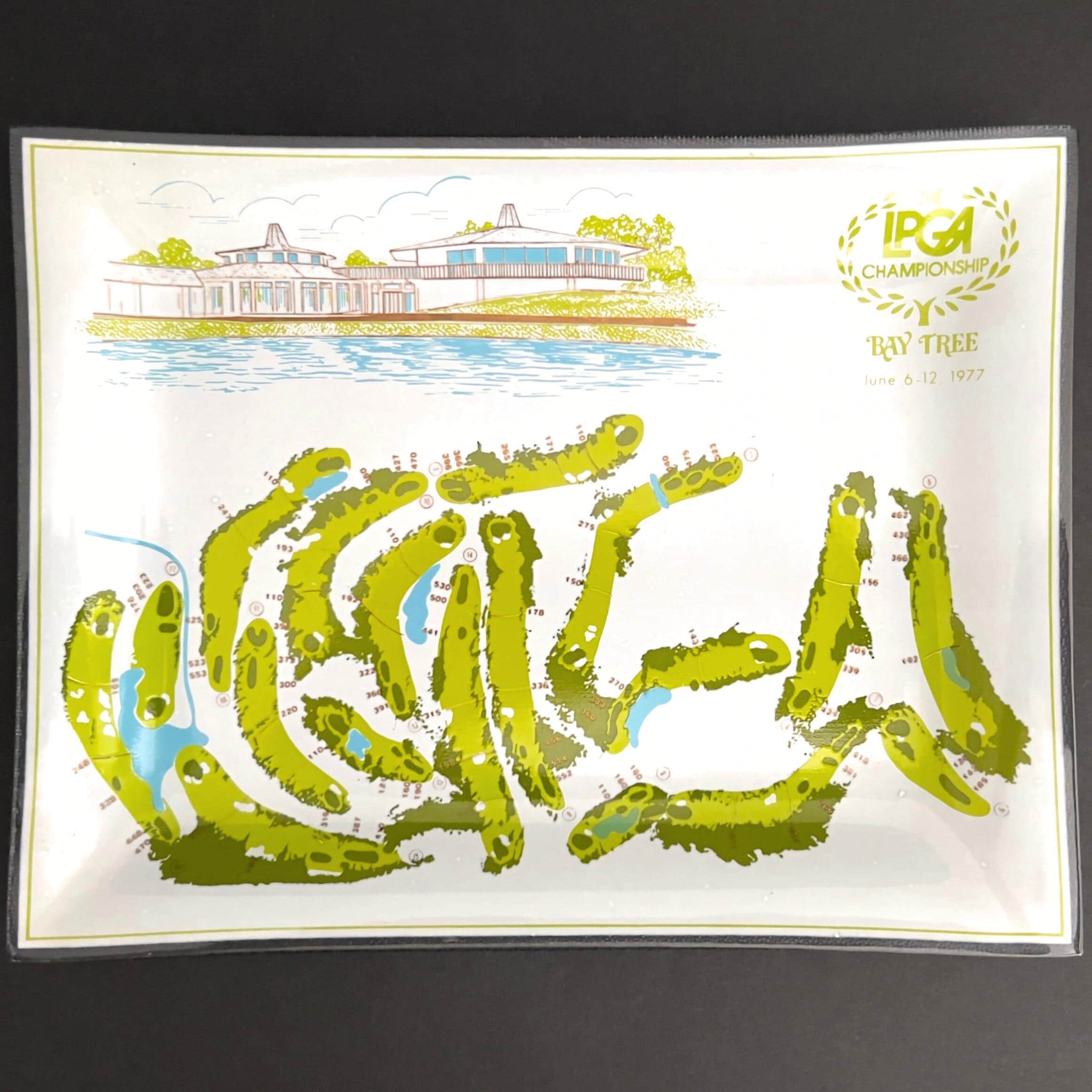 Vintage 1977 LPGA Championship Plate: Bay Tree Golf Decor - Image 8
