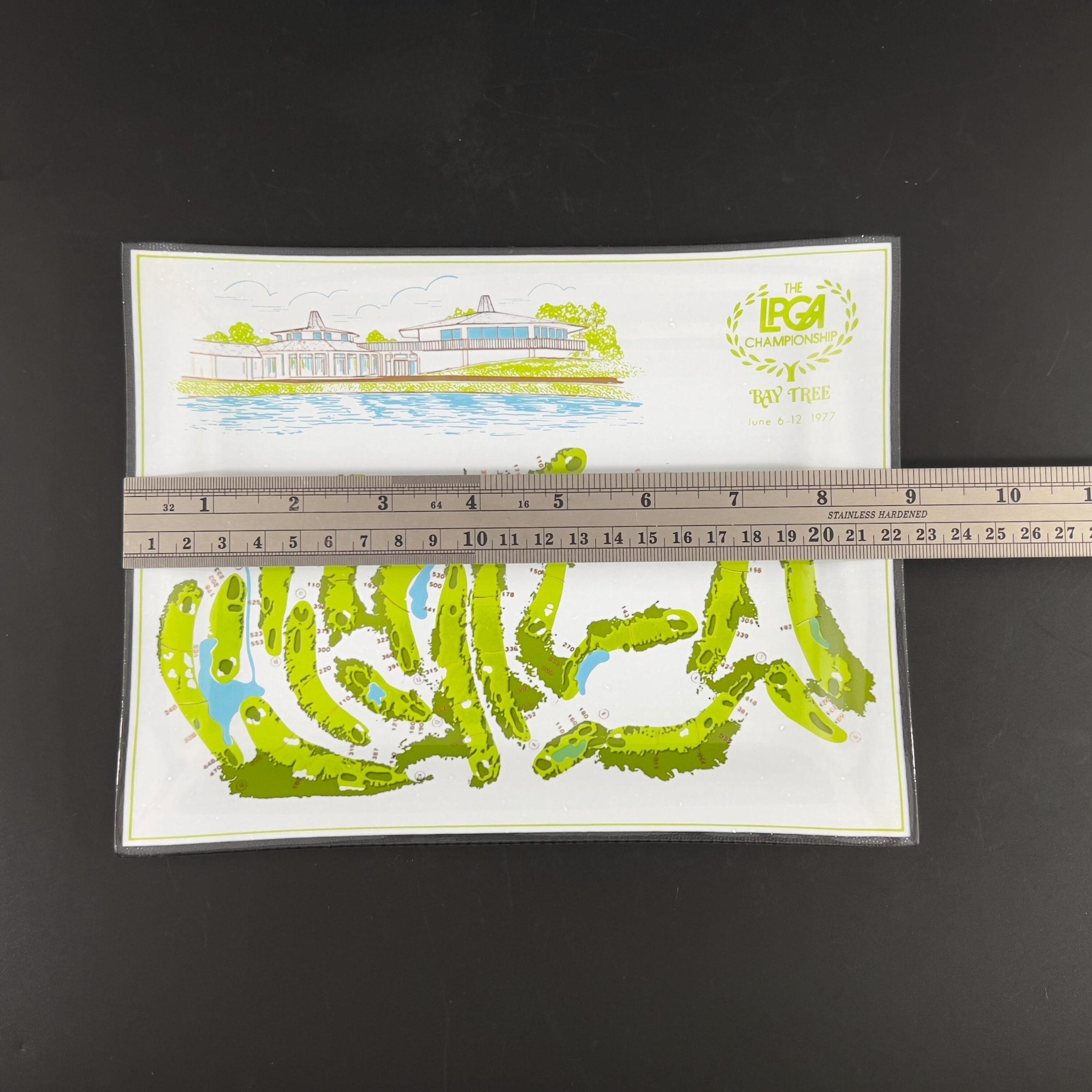 Vintage 1977 LPGA Championship Plate: Bay Tree Golf Decor - Image 9