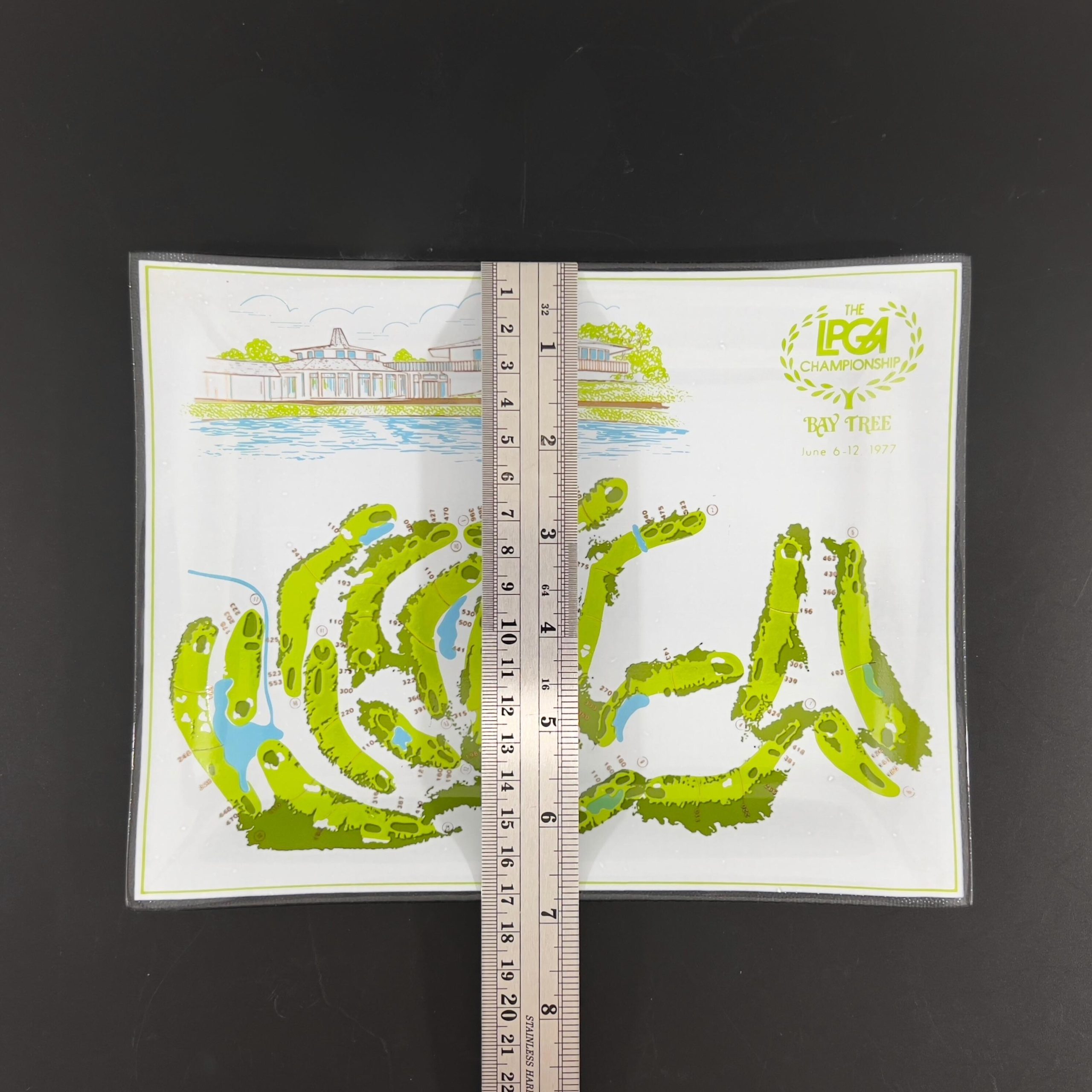 Vintage 1977 LPGA Championship Plate: Bay Tree Golf Decor - Image 10