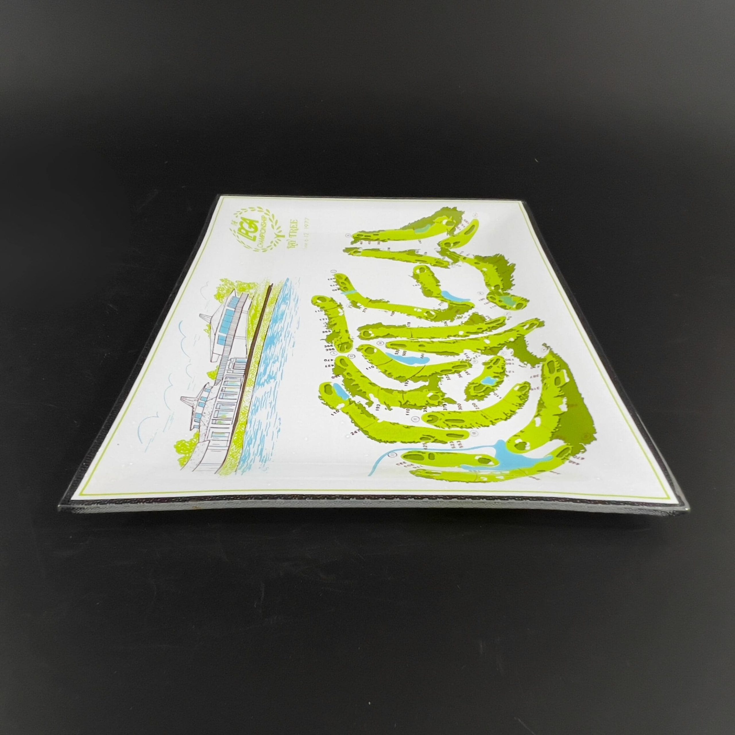 Vintage 1977 LPGA Championship Plate: Bay Tree Golf Decor - Image 4