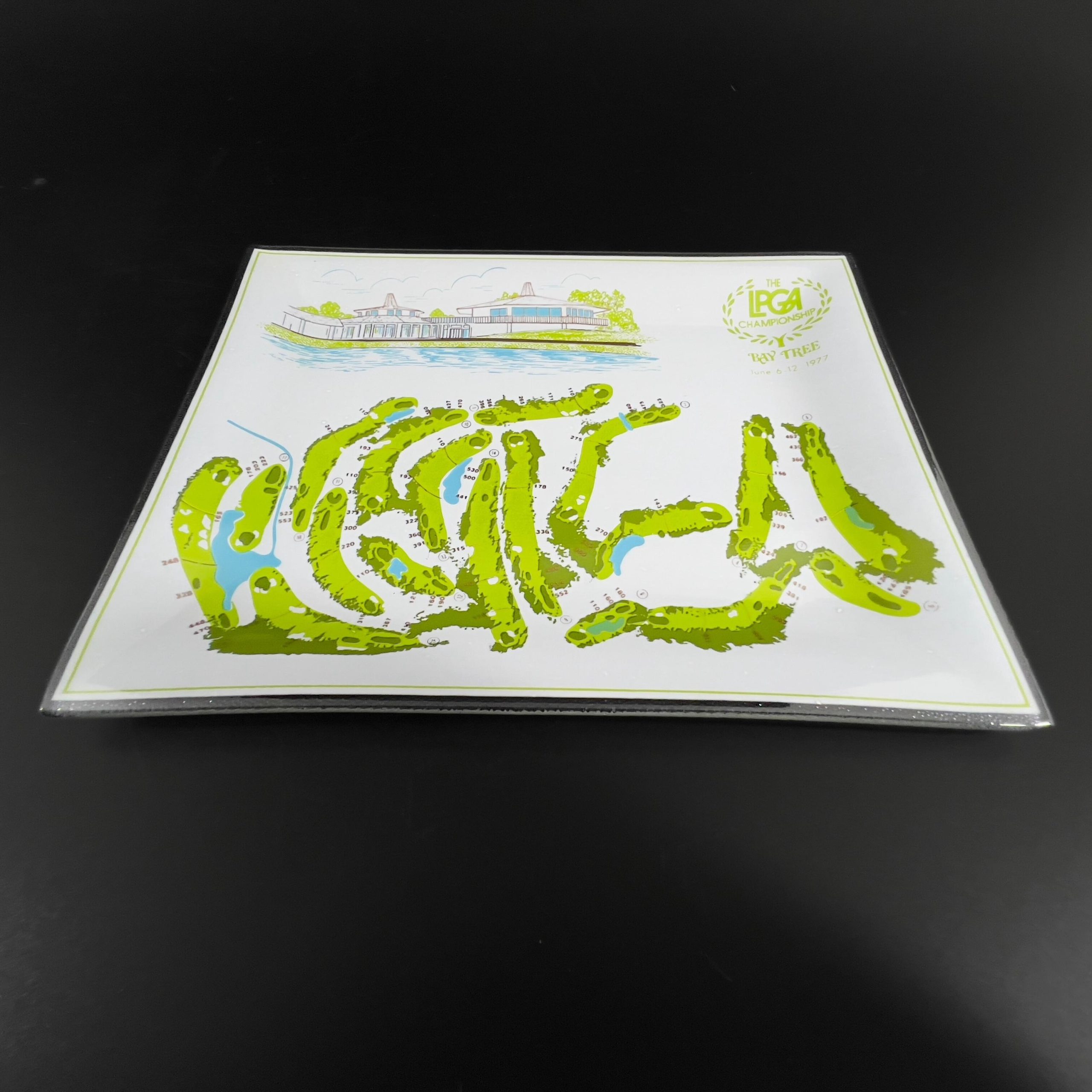 Vintage 1977 LPGA Championship Plate: Bay Tree Golf Decor - Image 6