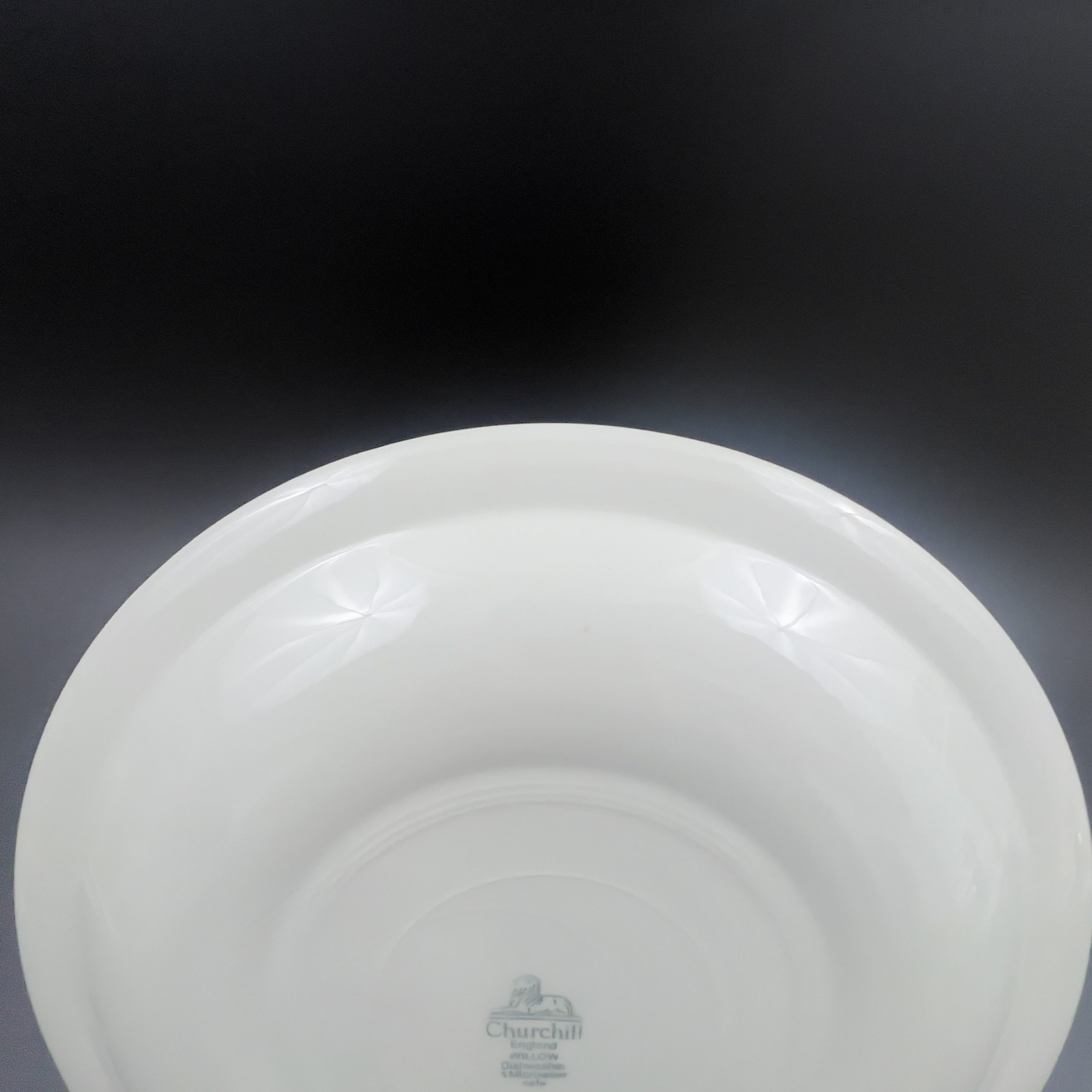 Vintage Churchill Blue Willow Platter: 12.5" Chinoiserie Stoneware - Image 9