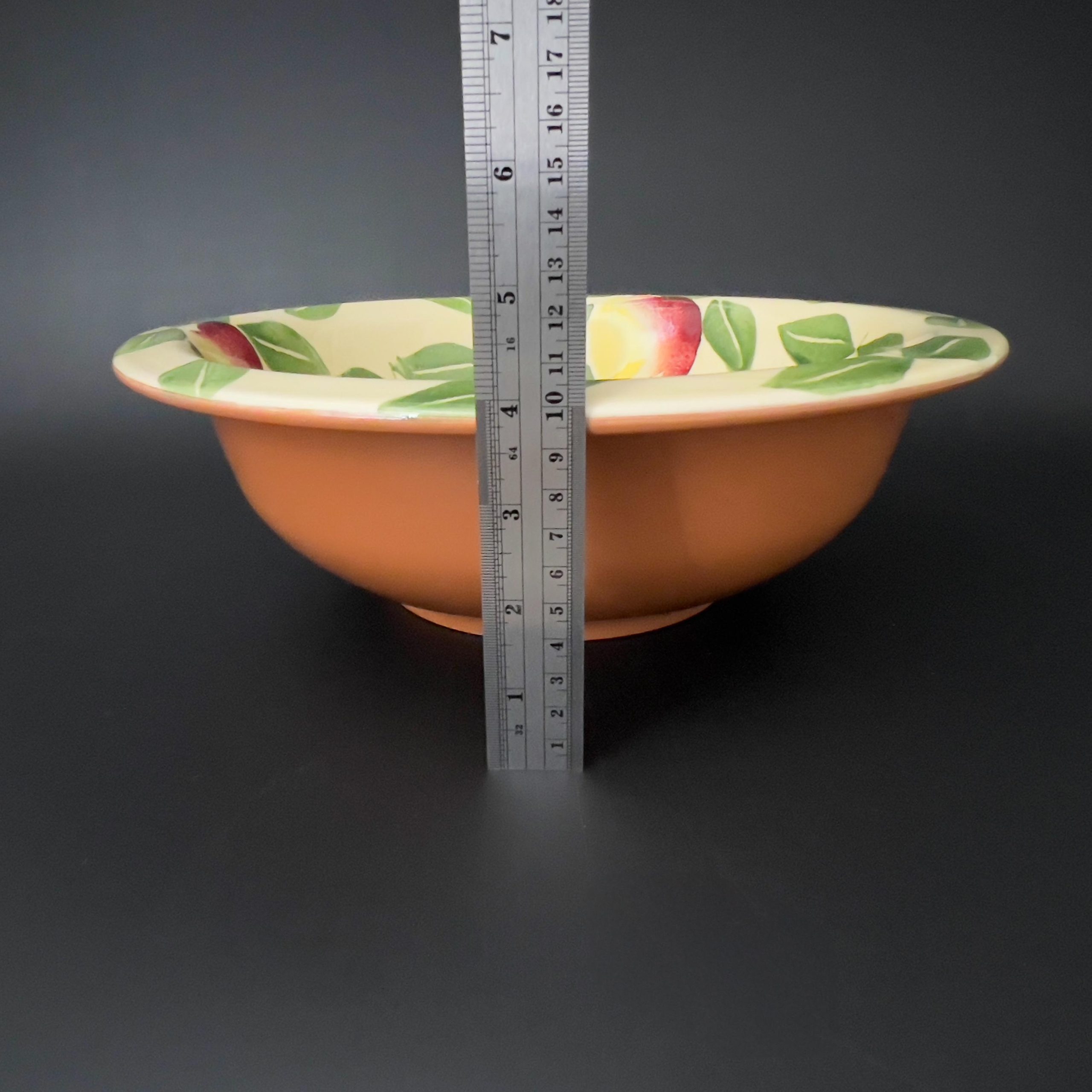 Vintage Italian Ceramic Fruit Bowl: Hand-Painted Ceramiche Alfa Pottery - Image 11