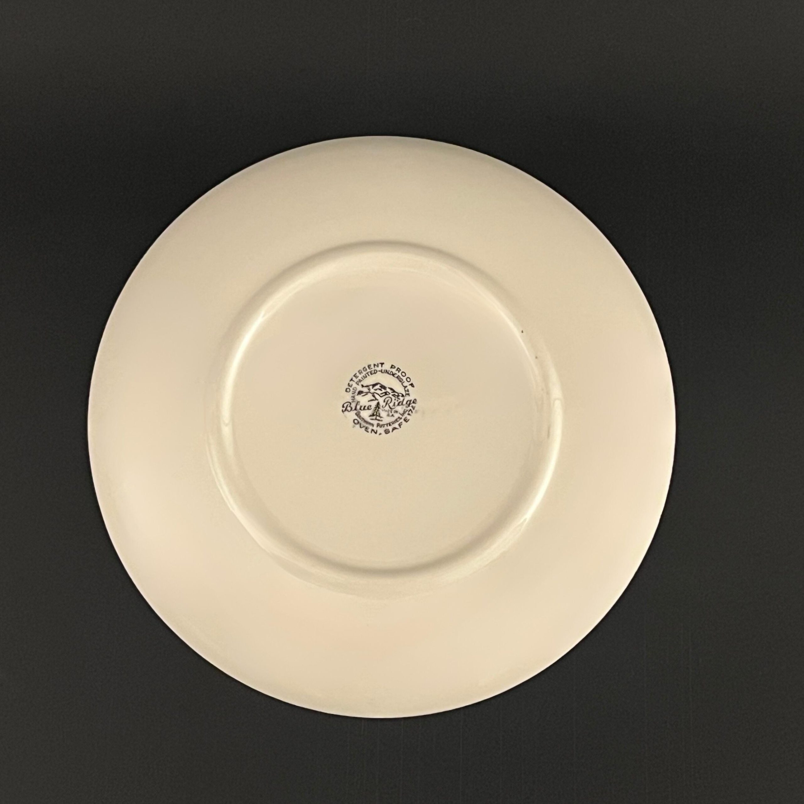 Blue Ridge Pottery Pear Plate: 1940s Hand-Painted Southern Dinnerware - Image 10