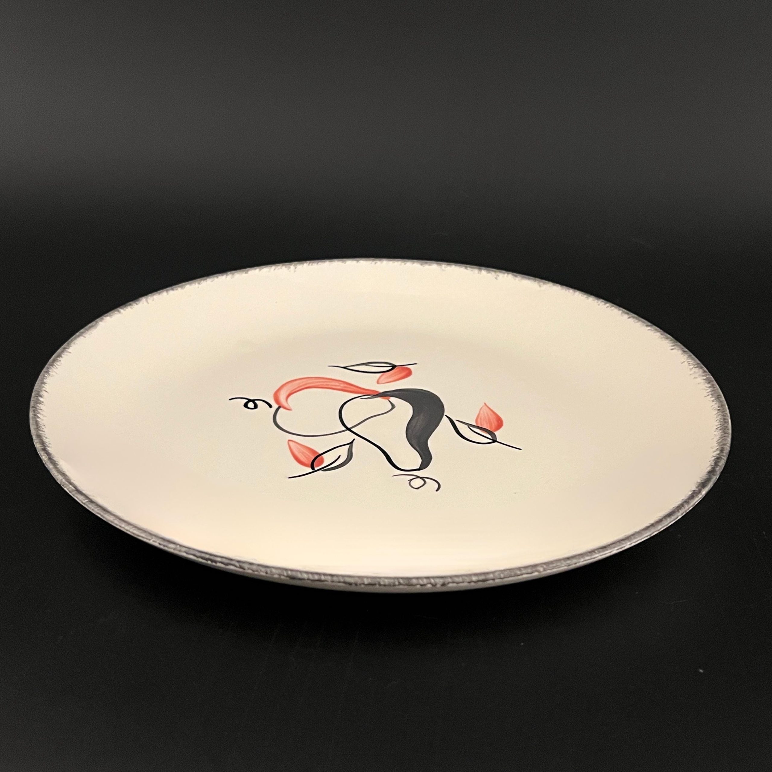 Blue Ridge Pottery Pear Plate: 1940s Hand-Painted Southern Dinnerware - Image 6