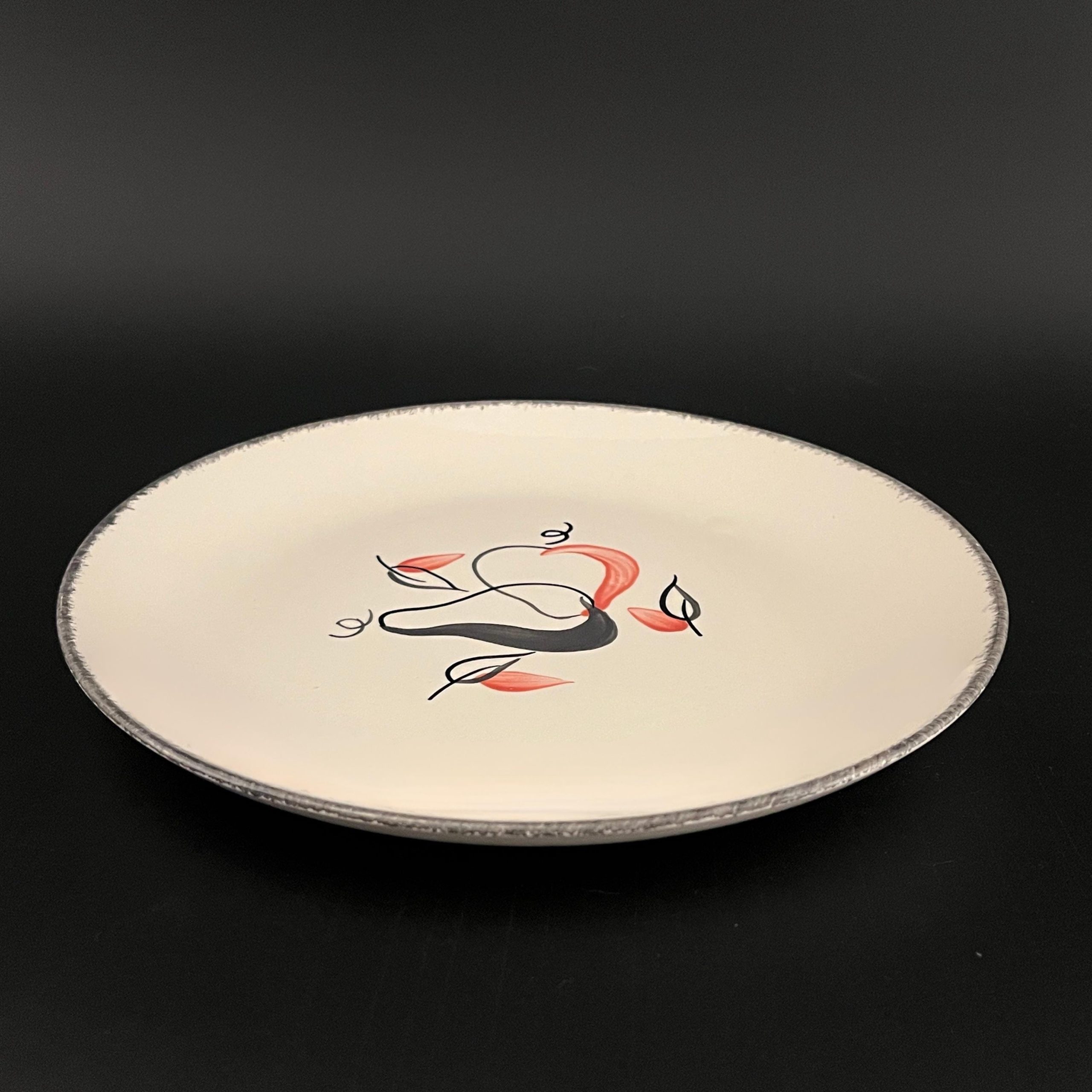 Blue Ridge Pottery Pear Plate: 1940s Hand-Painted Southern Dinnerware - Image 7