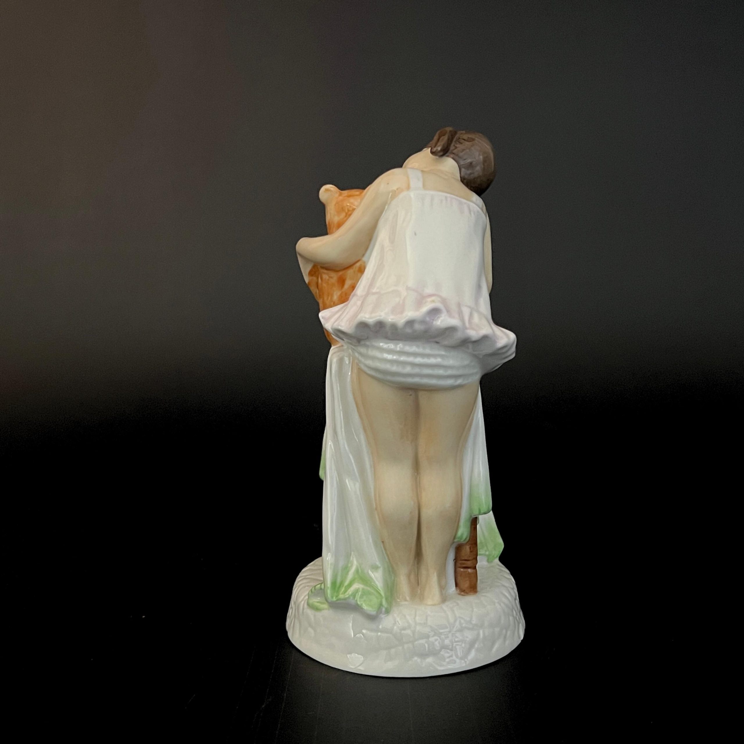 Royal Doulton Figurine, Childhood Days “And One For You” 1981, English Porcelain - Image 7
