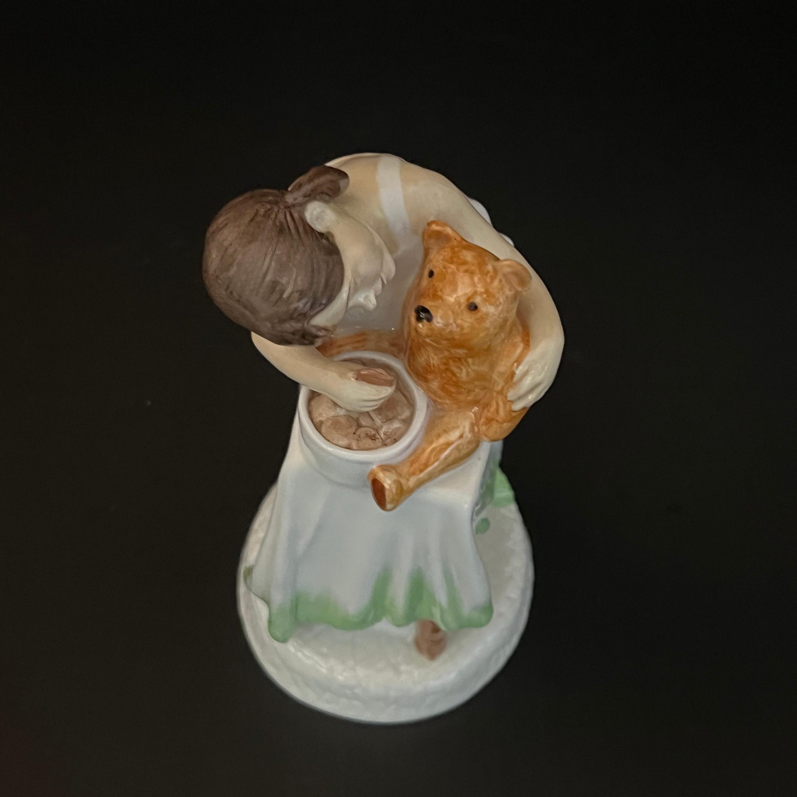 Royal Doulton Figurine, Childhood Days “And One For You” 1981, English Porcelain - Image 8