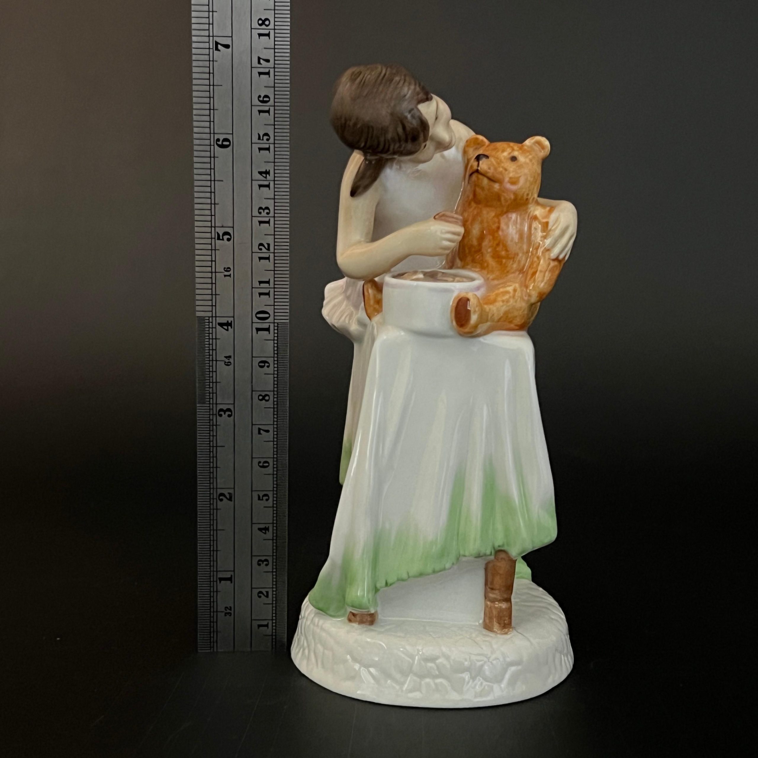 Royal Doulton Figurine, Childhood Days “And One For You” 1981, English Porcelain - Image 10