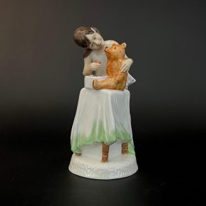 Royal Doulton Figurine, Childhood Days “And One For You” 1981, English Porcelain