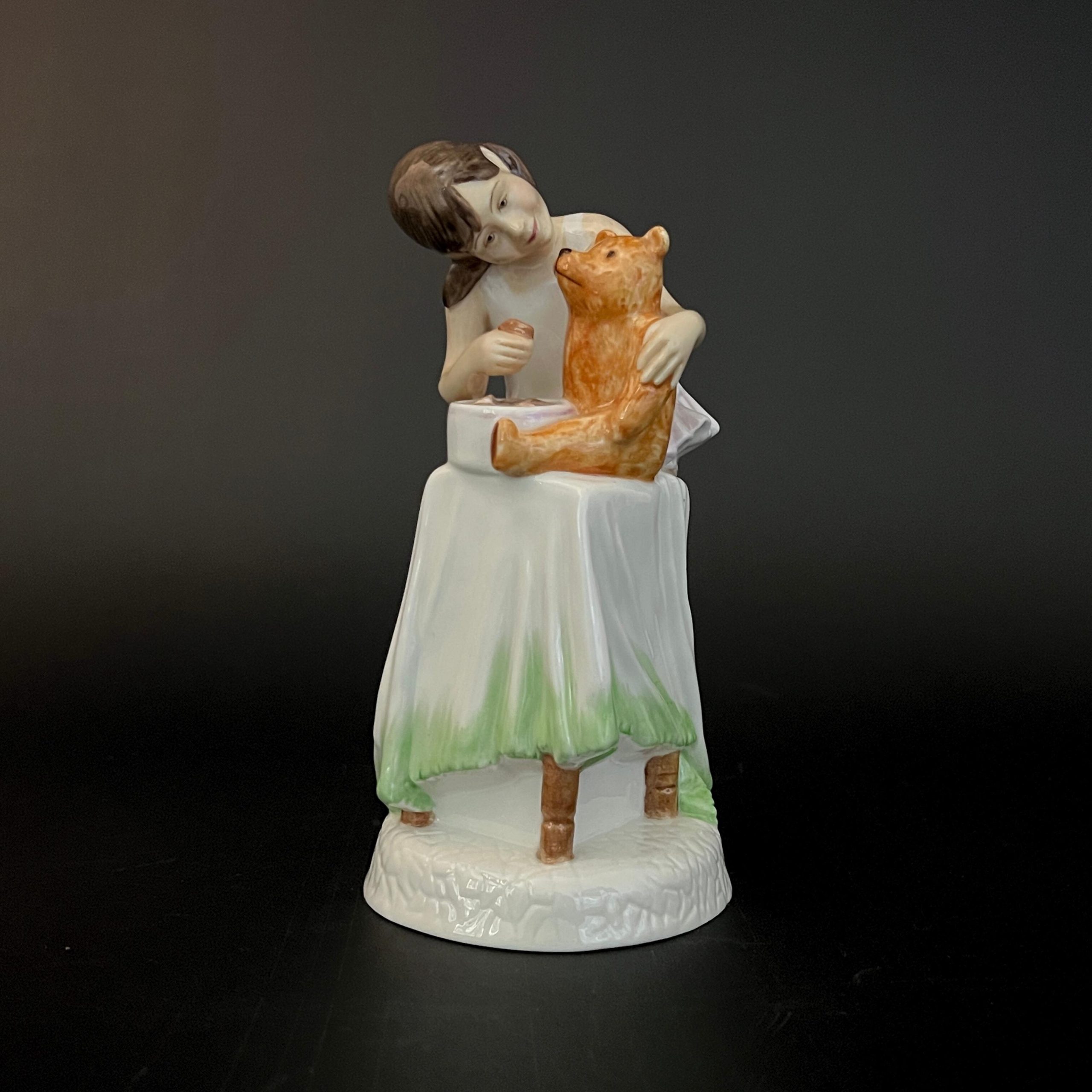 Royal Doulton Figurine, Childhood Days “And One For You” 1981, English Porcelain