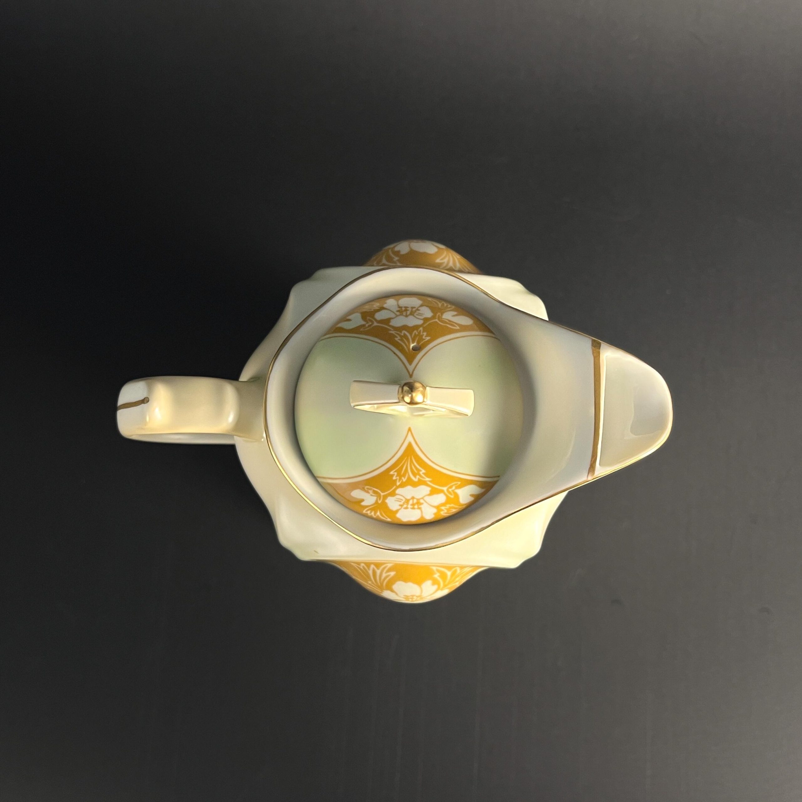 Antique RS Suhl Chocolate Pot Set: Hand-Painted Art Nouveau Porcelain - Image 7