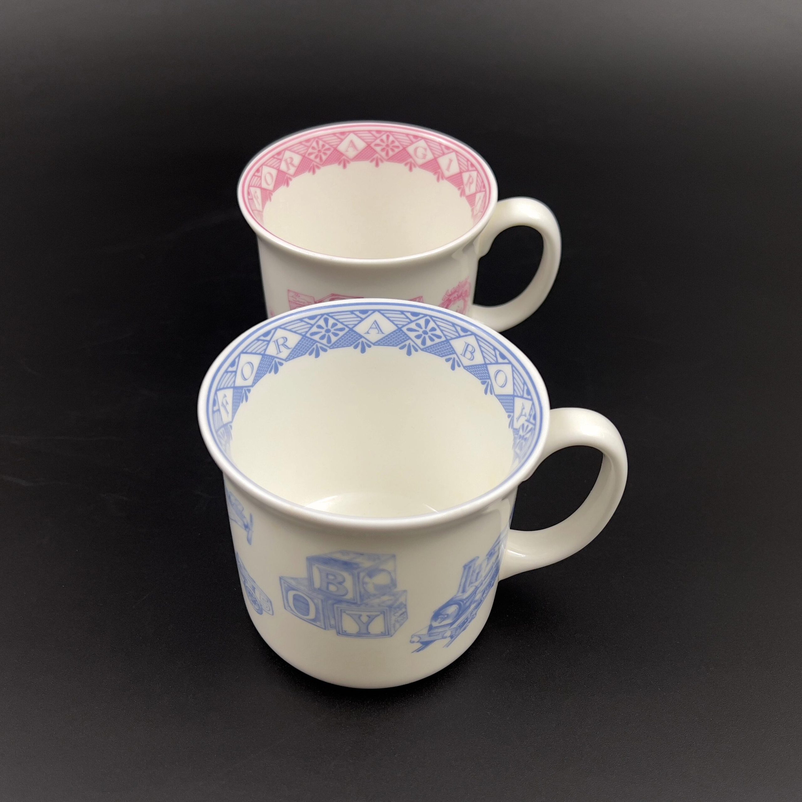 Vintage Porcelain Twin Baby Cups: Queen's of India Keepsake Gift - Image 5