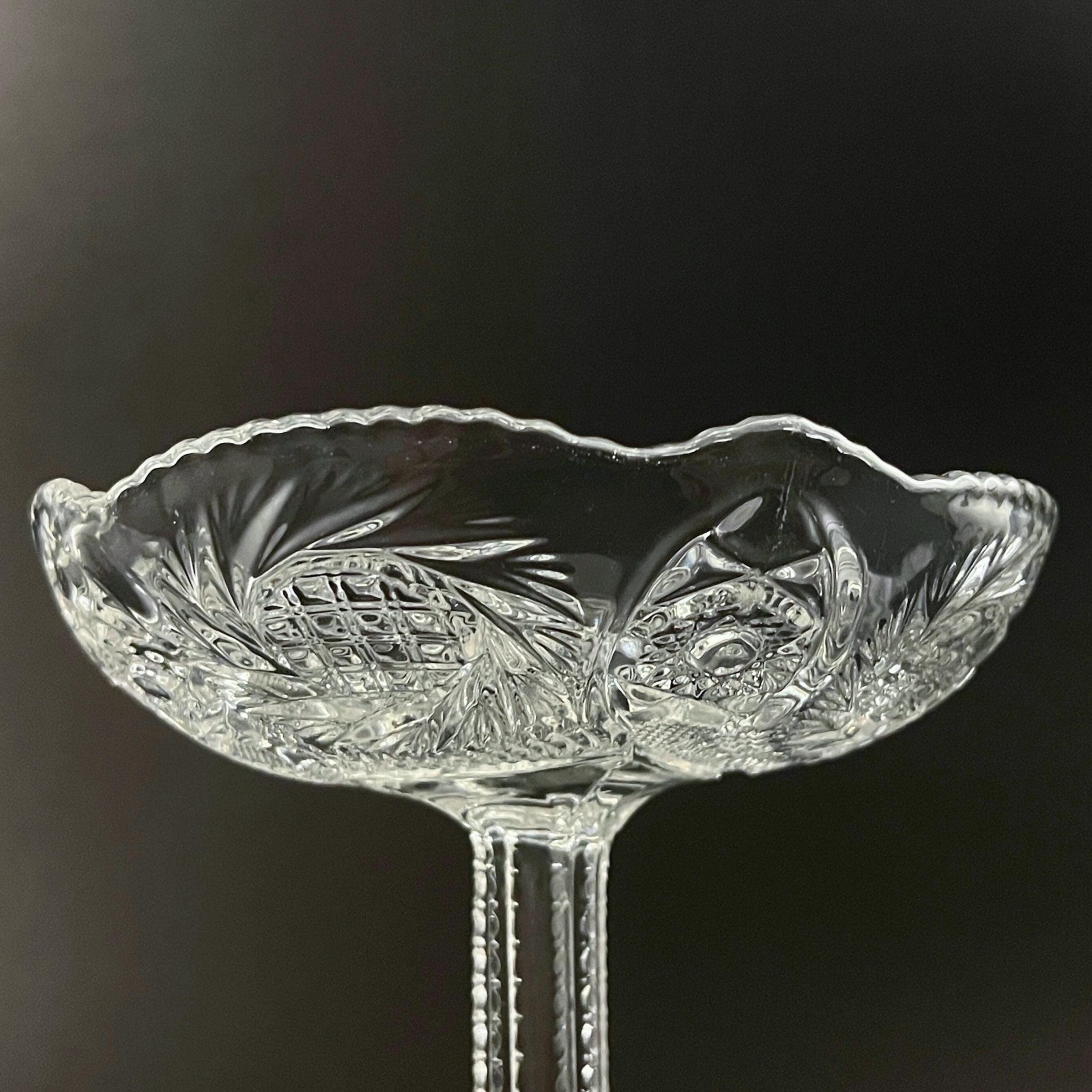 Antique McKee Sunburst Glass Compote: EAPG Pedestal Dish, Victorian Decor - Image 5