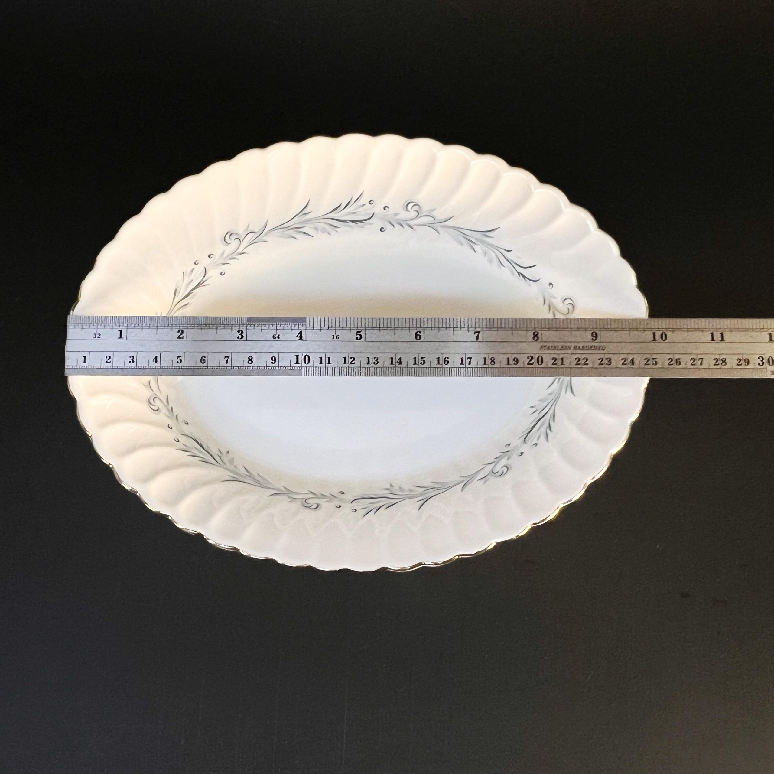 Vintage Syracuse China Sonata Pattern Dinnerware: Plates, Vegetable Bowls, Tea Cups and Saucers - Image 11