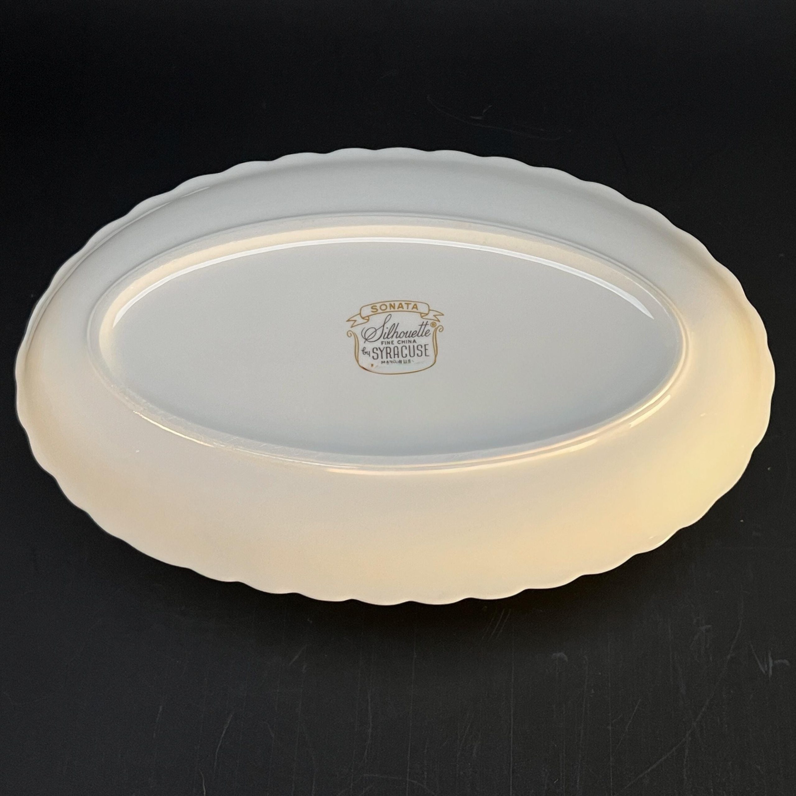 Vintage Syracuse China Sonata Pattern Dinnerware: Plates, Vegetable Bowls, Tea Cups and Saucers - Image 18