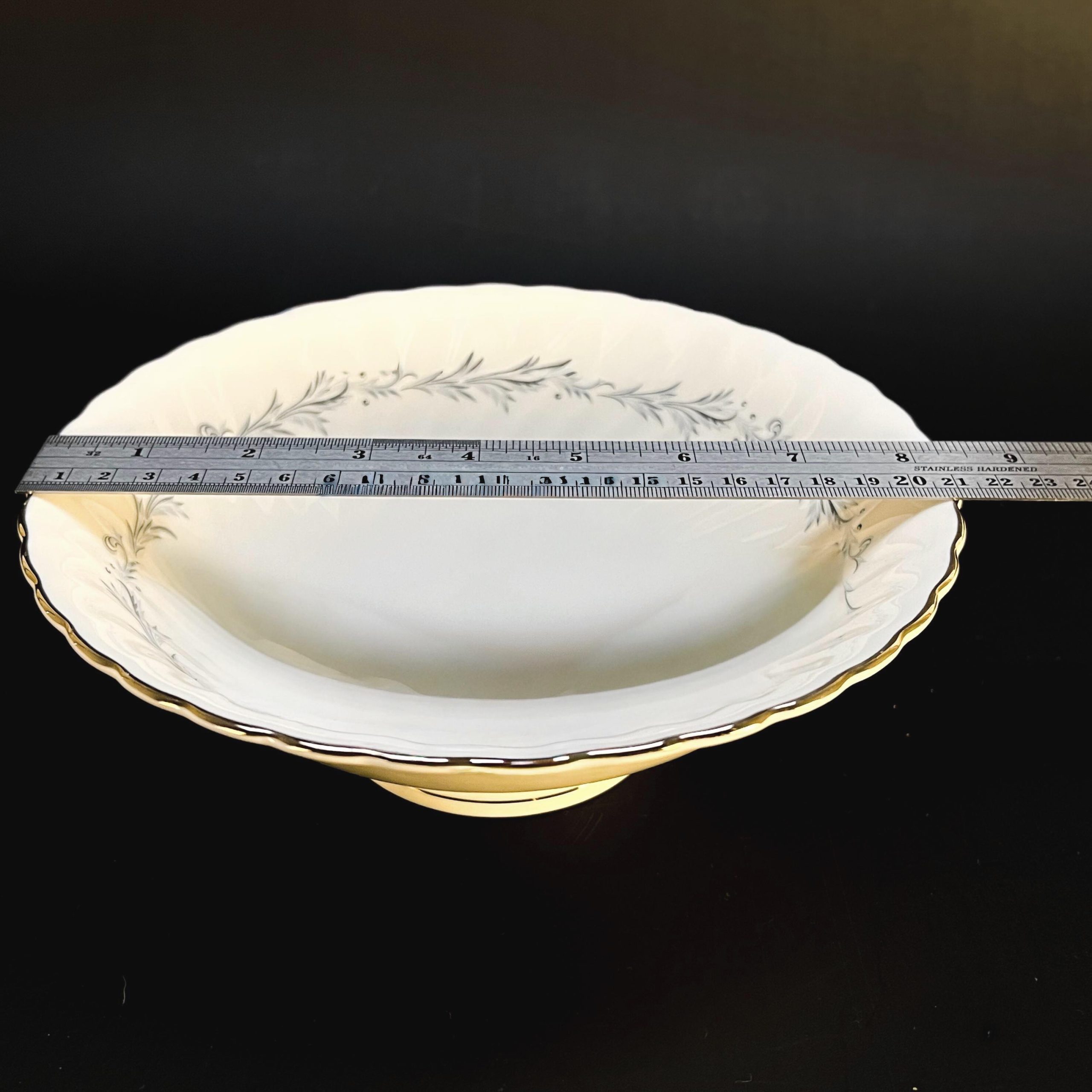 Vintage Syracuse China Sonata Pattern Dinnerware: Plates, Vegetable Bowls, Tea Cups and Saucers - Image 14