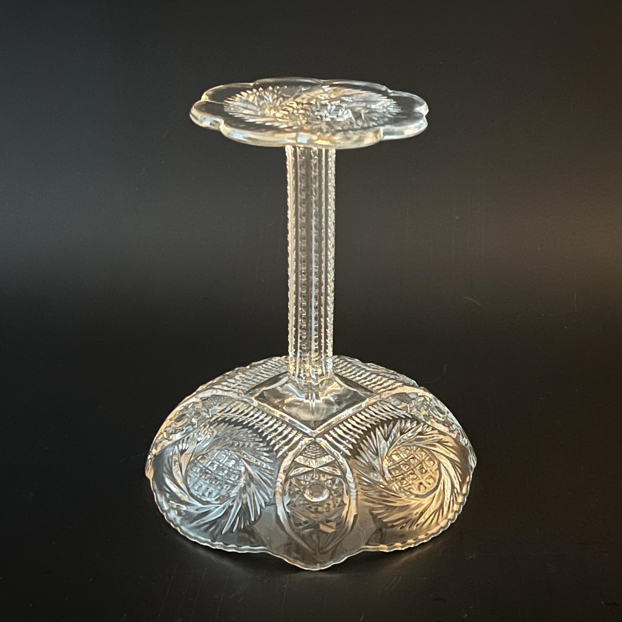Antique McKee Sunburst Glass Compote: EAPG Pedestal Dish, Victorian Decor - Image 8