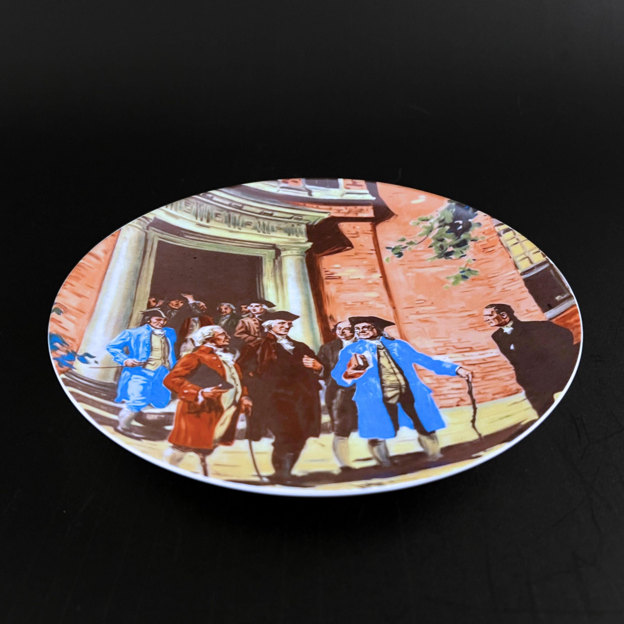 1976 Bicentennial Porcelain Plate: Kaiser Germany, Hintermeister Art - Image 7