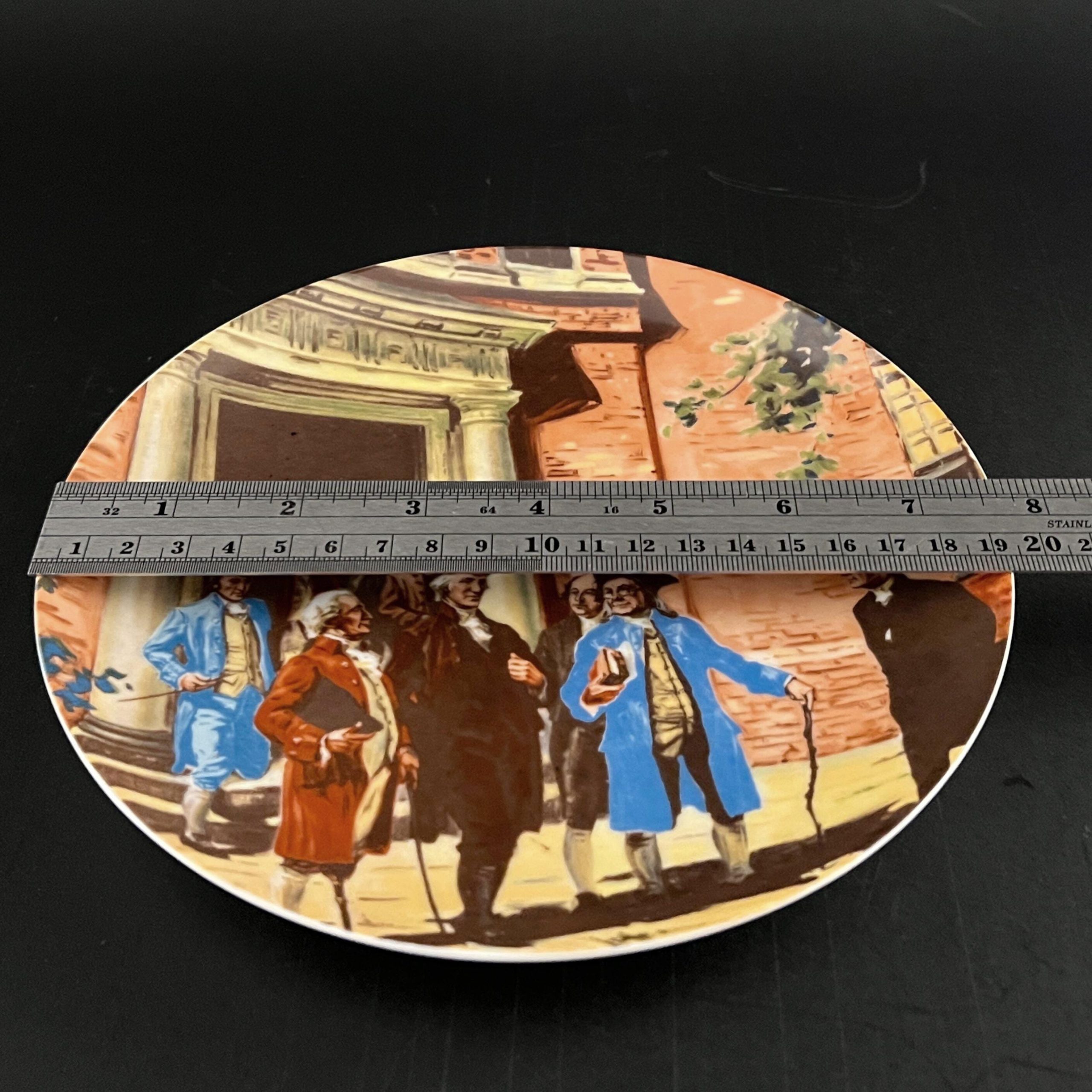 1976 Bicentennial Porcelain Plate: Kaiser Germany, Hintermeister Art - Image 11