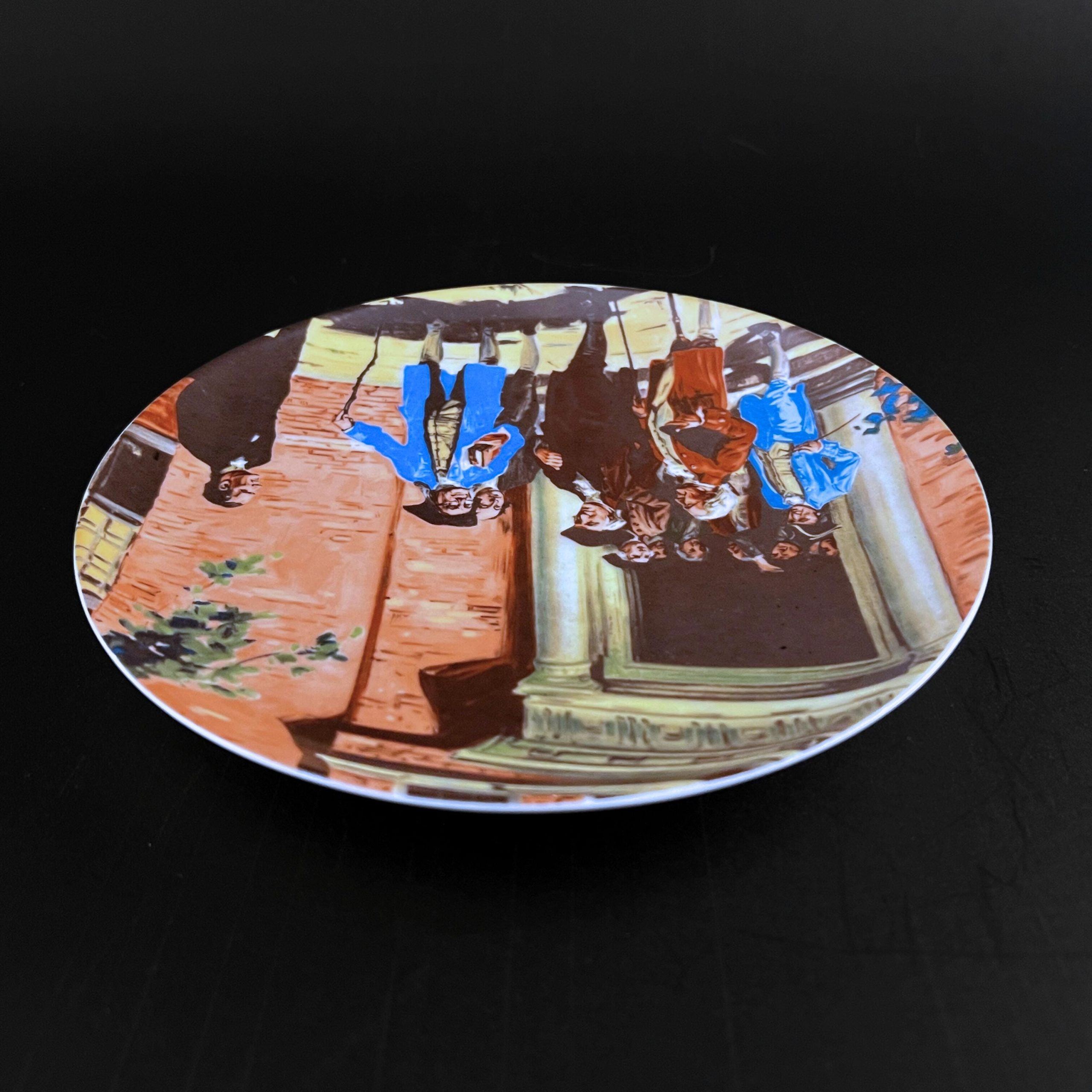 1976 Bicentennial Porcelain Plate: Kaiser Germany, Hintermeister Art - Image 8