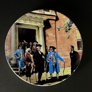1976 Bicentennial Porcelain Plate: Kaiser Germany, Hintermeister Art