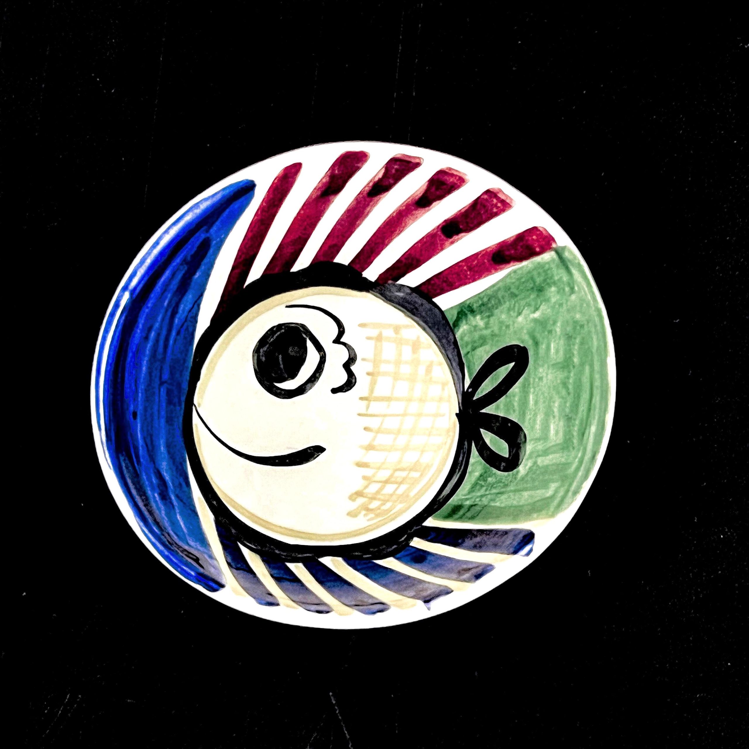 Stavangerflint Norway Ceramic Bowl, Inger Waage Fish Design, Scandinavian Pottery - Image 5