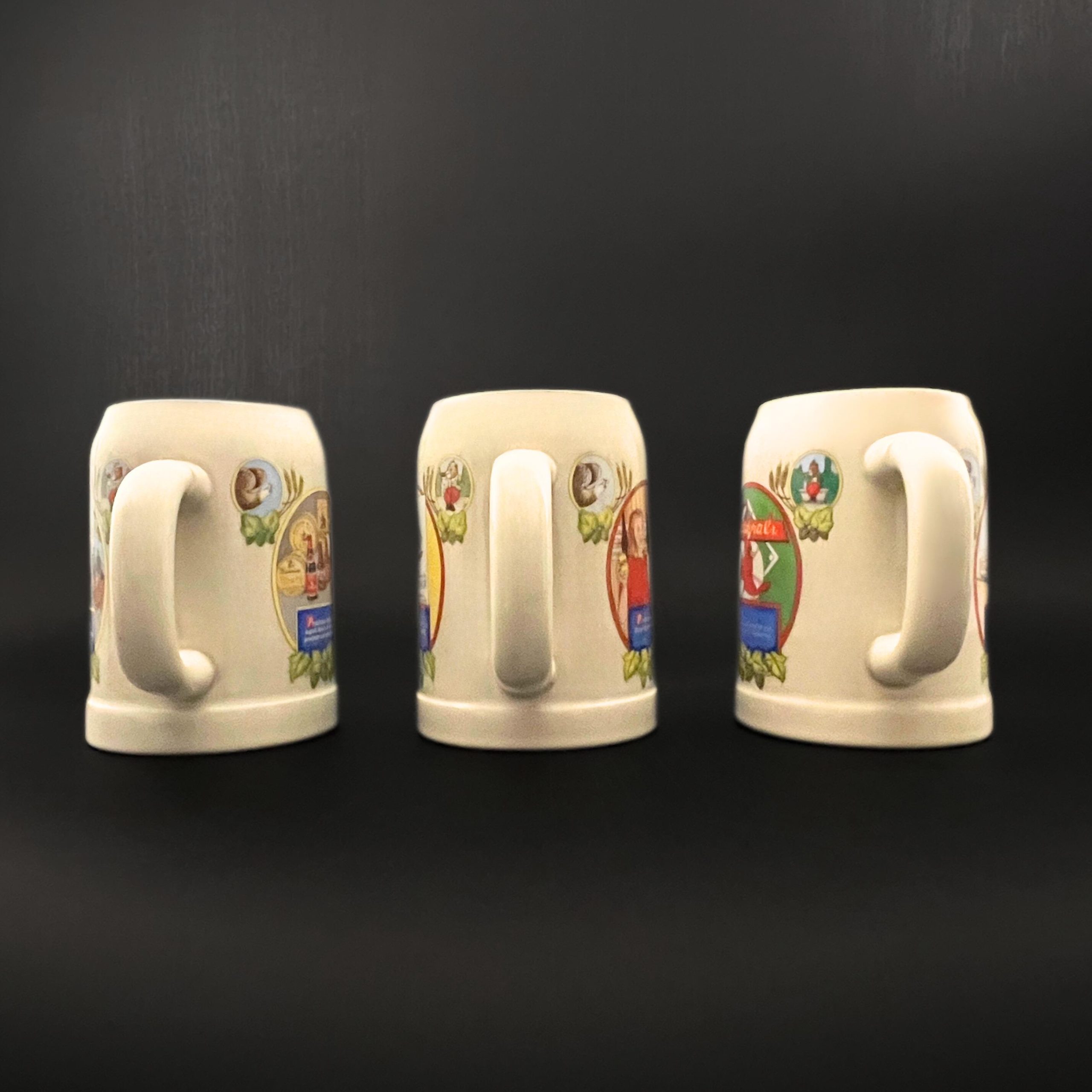 Set of 3 Vintage Anheuser Busch Beer Steins, 1988 1989 1990 Collector Series - Image 4