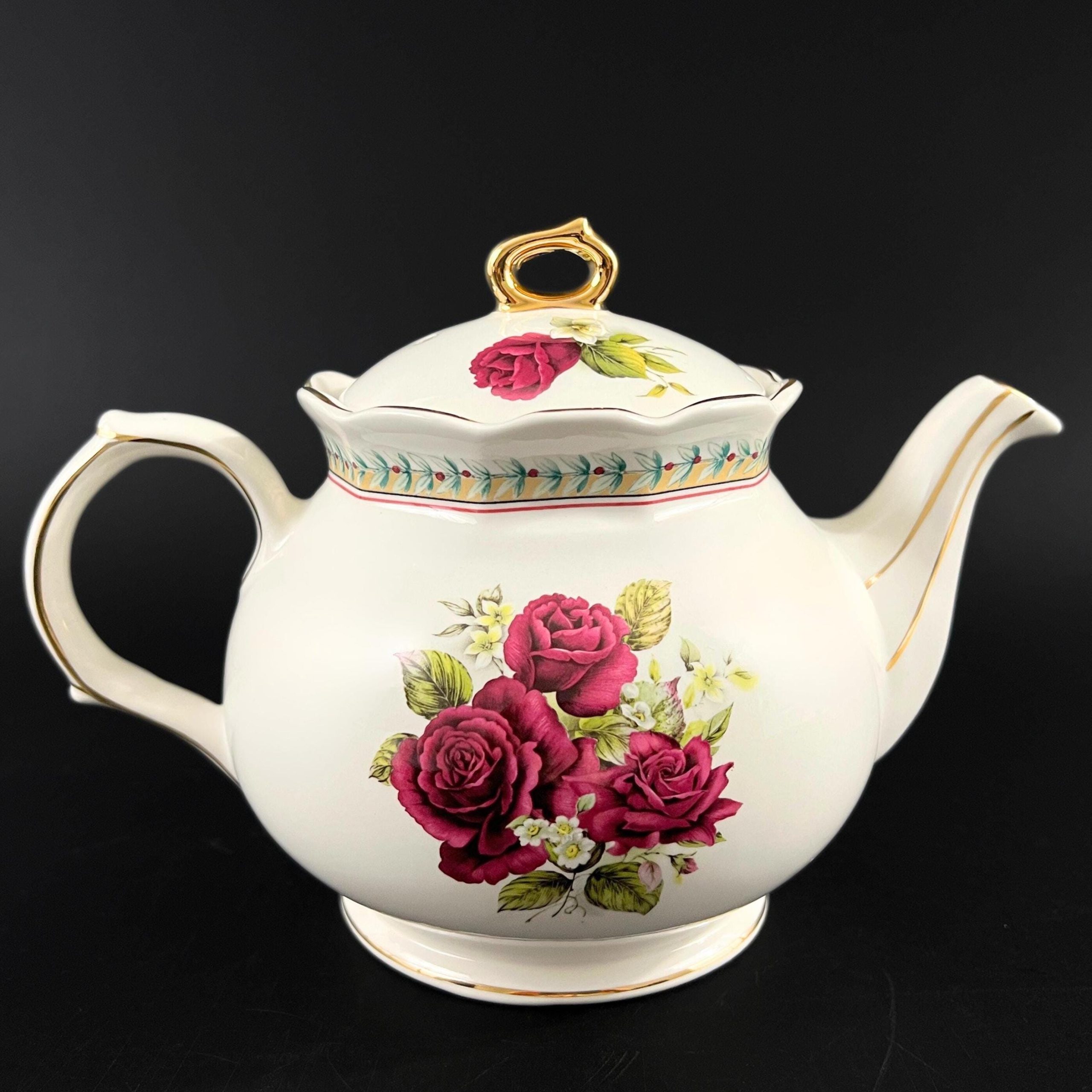 Vintage Sadler England’s Rose Teapot - Image 4