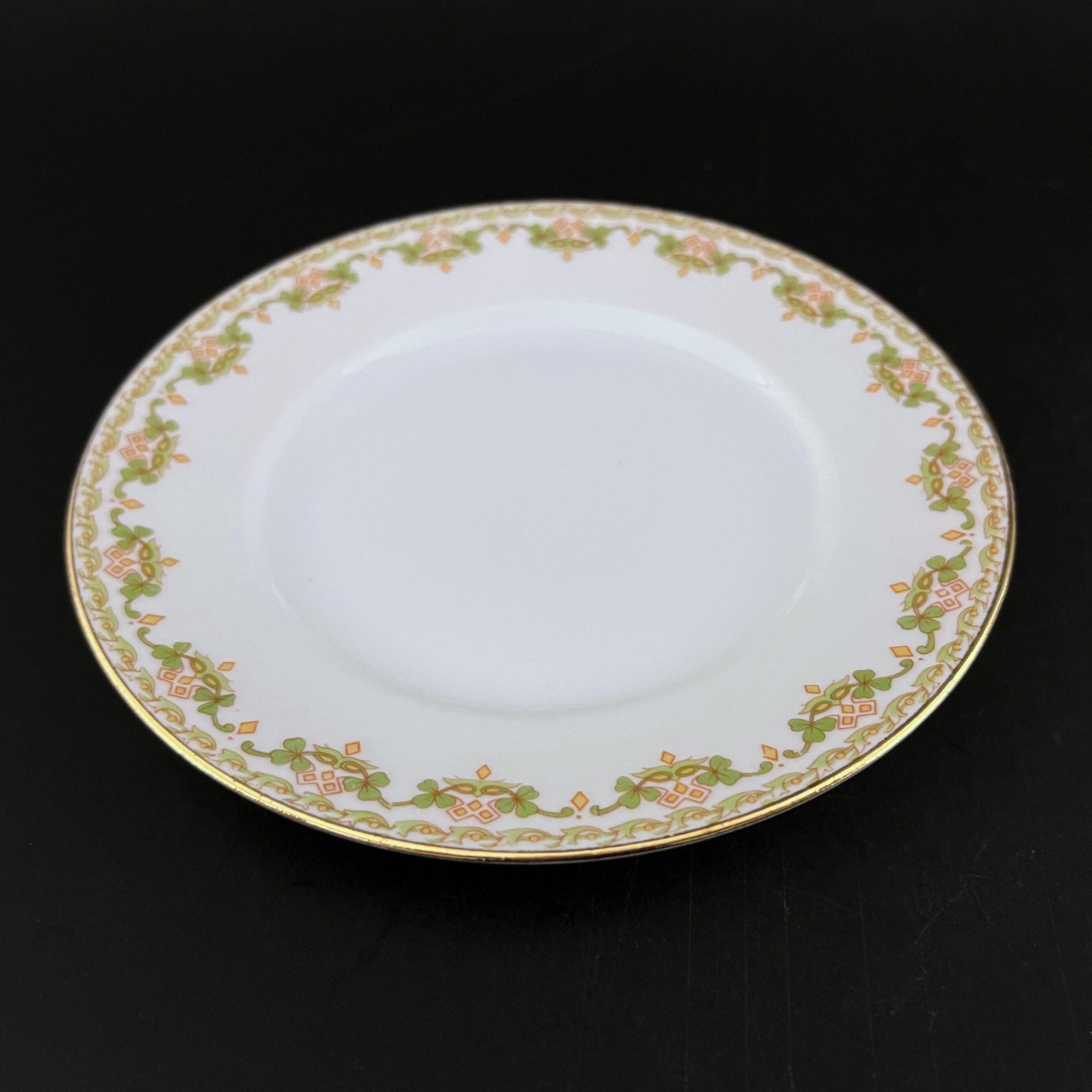 Set of 4 Antique WM Guerin Limoges France Bread & Butter Plates, - Image 6