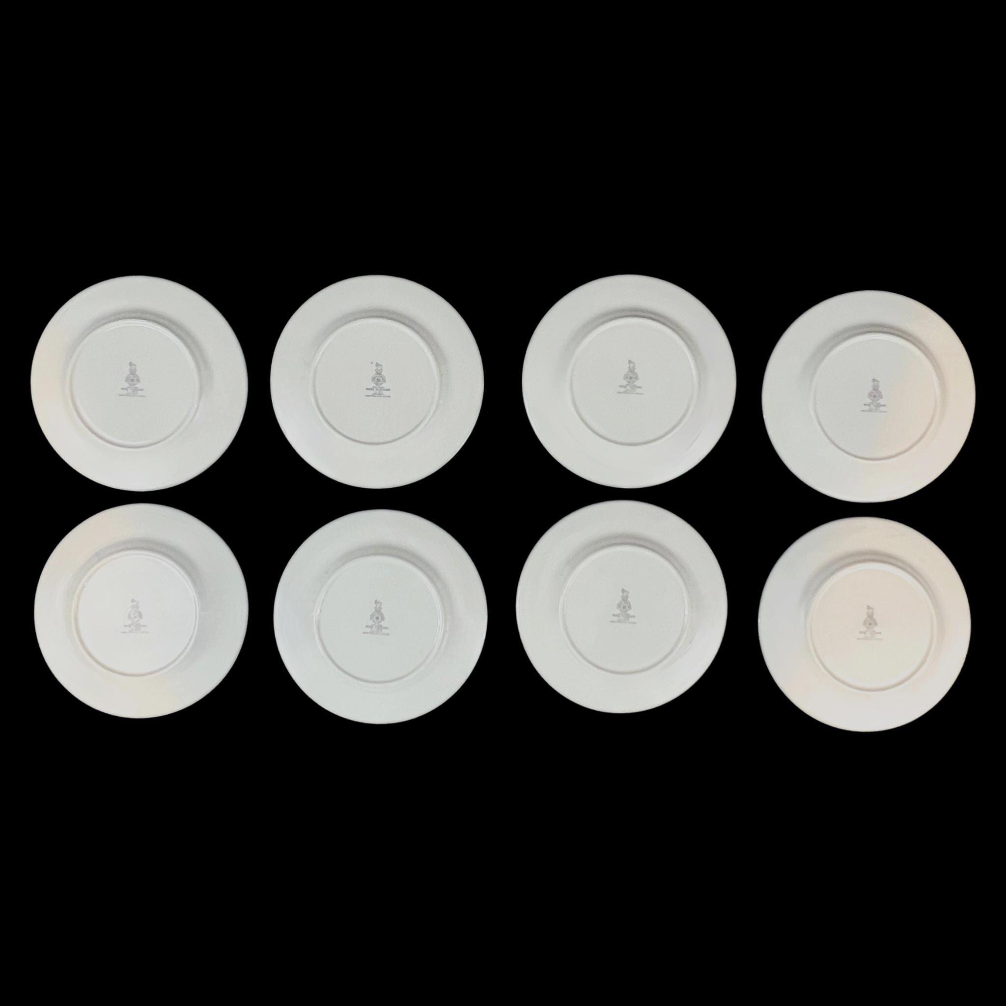 Set of 8 Royal Doulton 6.5 inch Bread & Butter Plates in Rose Elegans TC1010 - Image 7