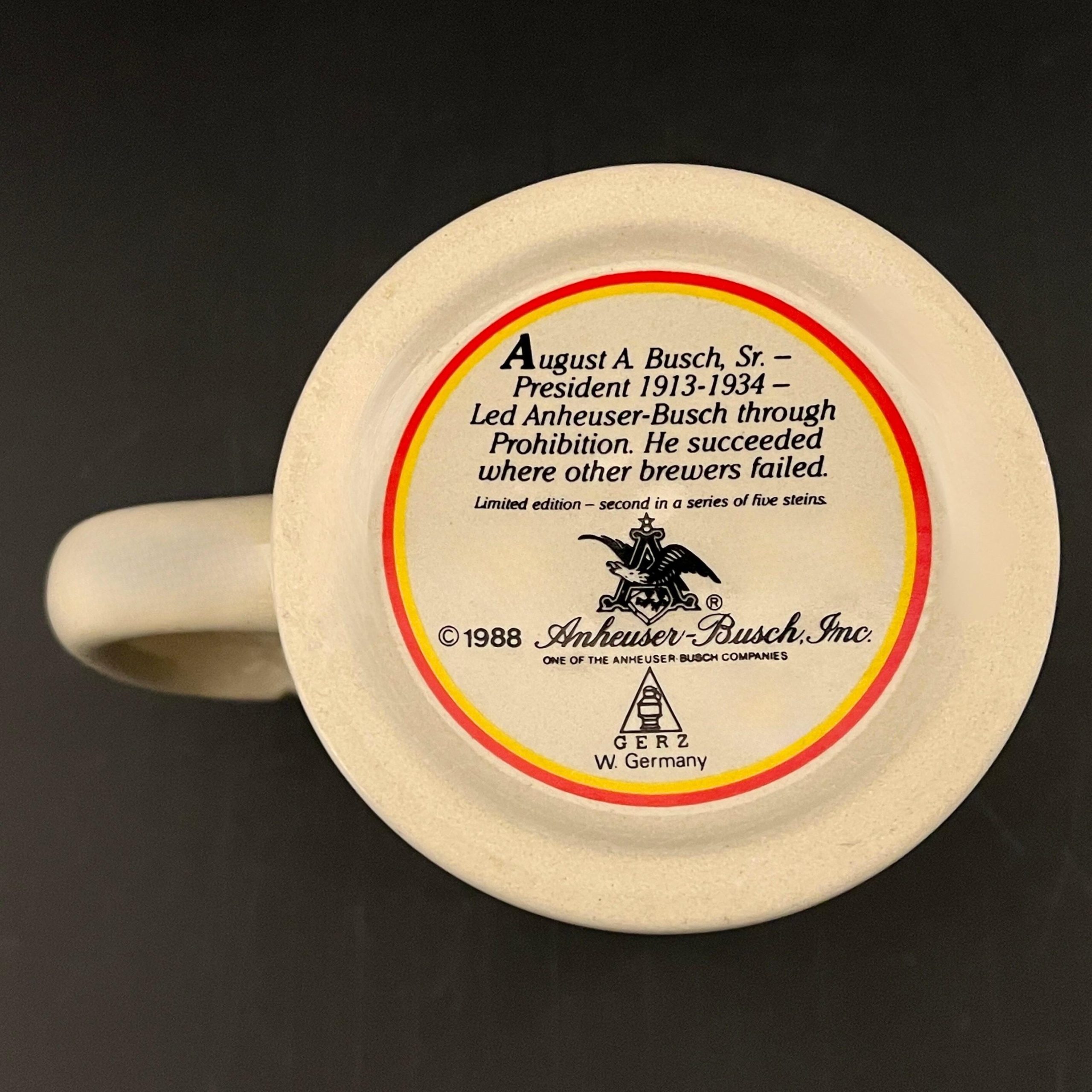 Set of 3 Vintage Anheuser Busch Beer Steins, 1988 1989 1990 Collector Series - Image 8