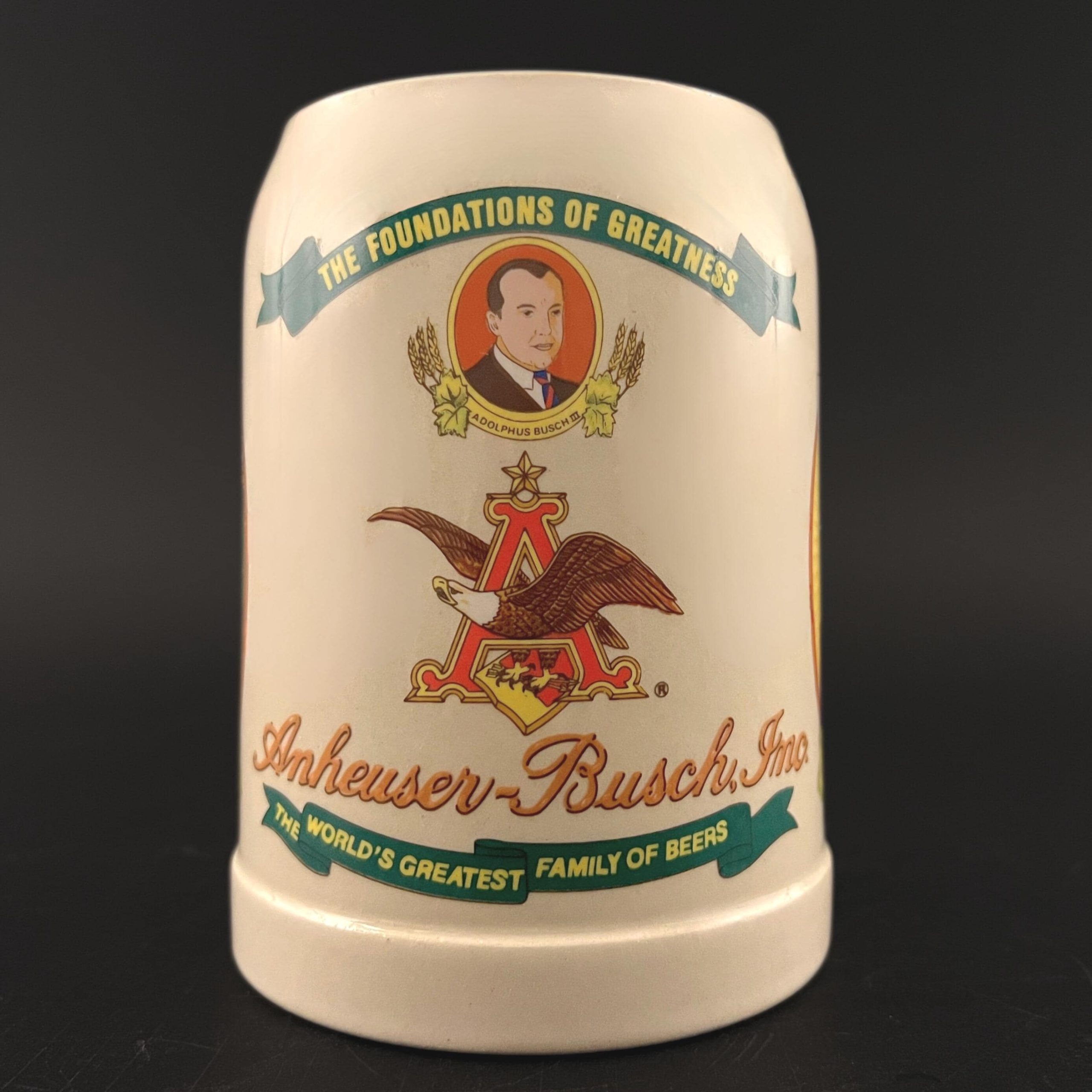 Set of 3 Vintage Anheuser Busch Beer Steins, 1988 1989 1990 Collector Series - Image 9