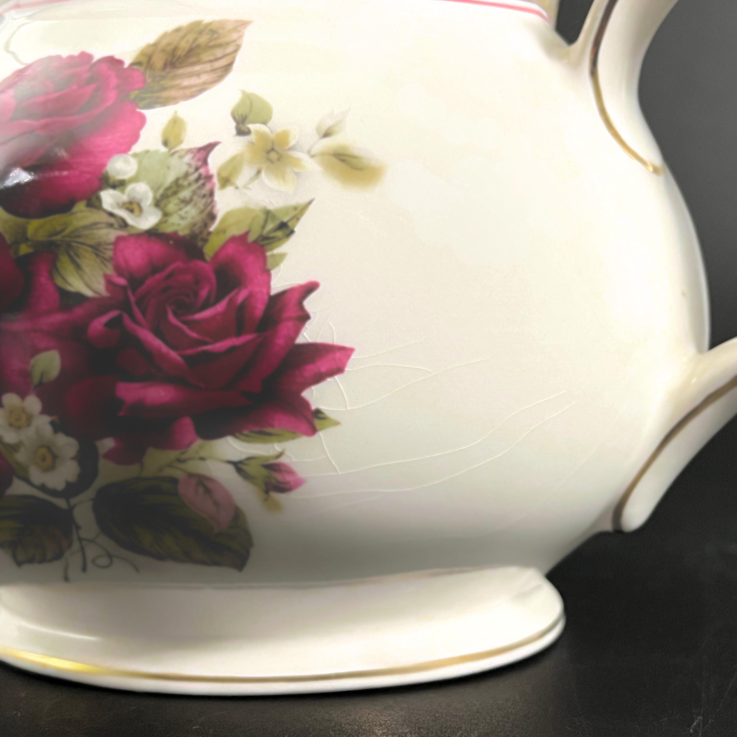 Vintage Sadler England’s Rose Teapot - Image 12