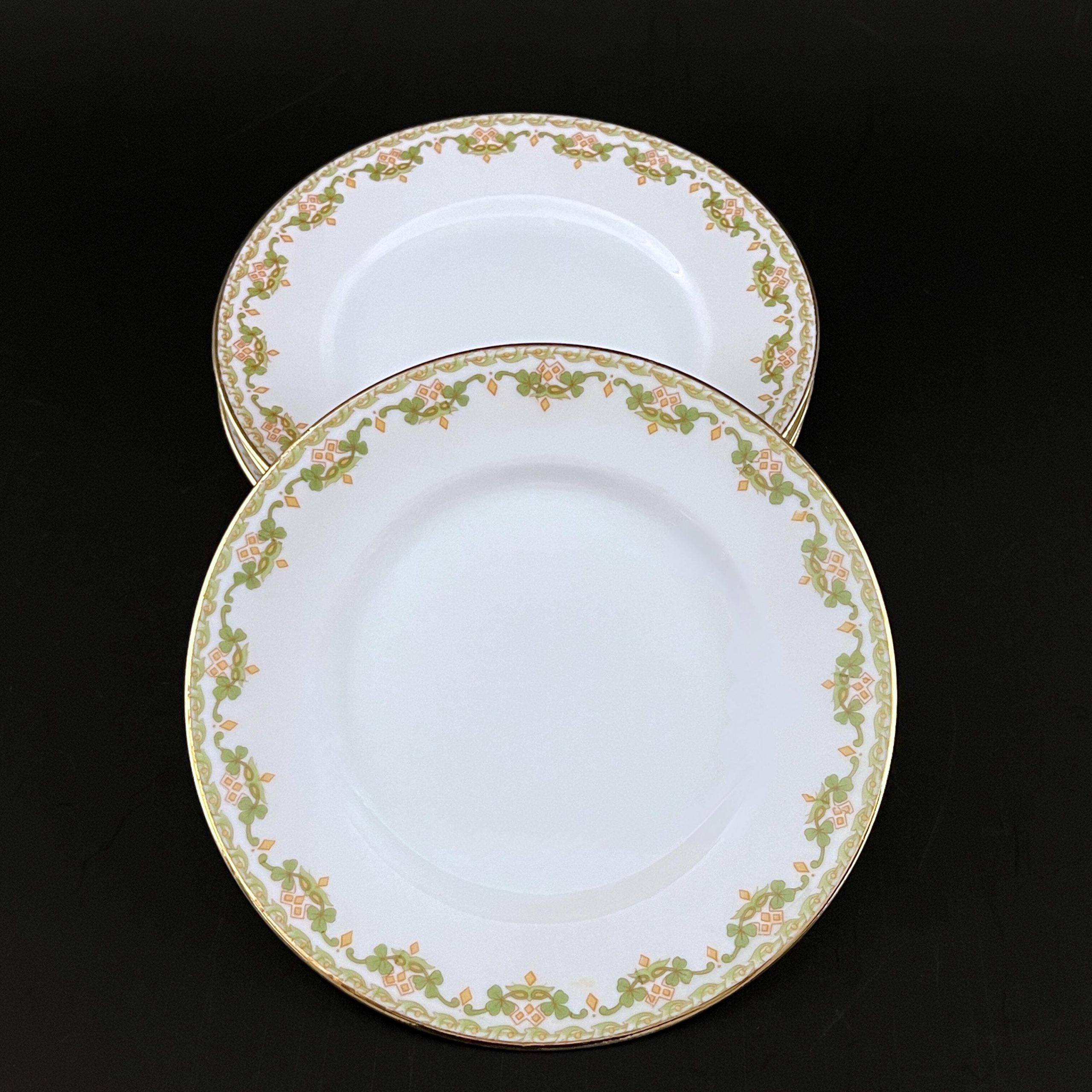 Set of 4 Antique WM Guerin Limoges France Bread & Butter Plates,