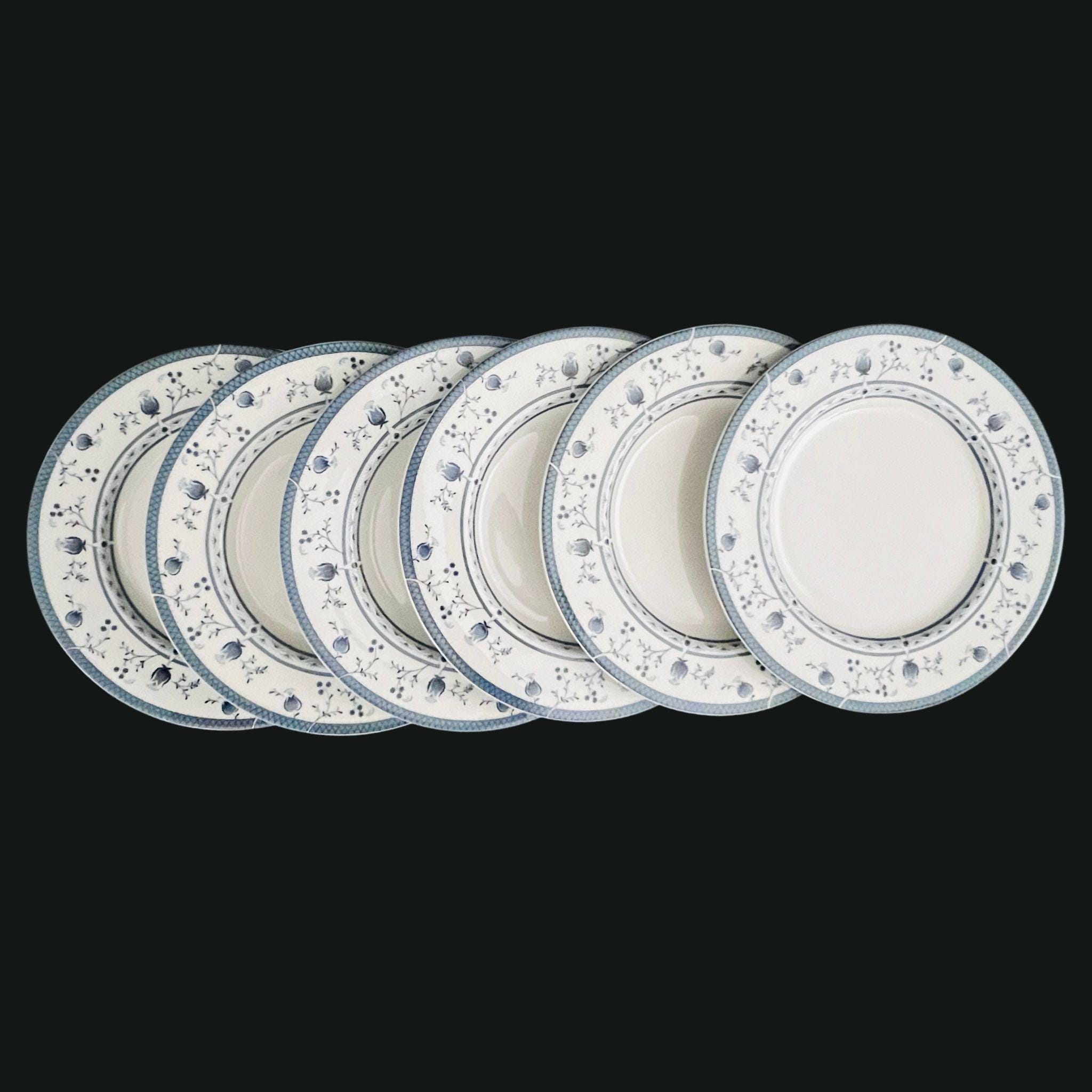 Set of 6 Vintage Royal Doulton Cambridge Dinner Plates TC1017 - Image 7