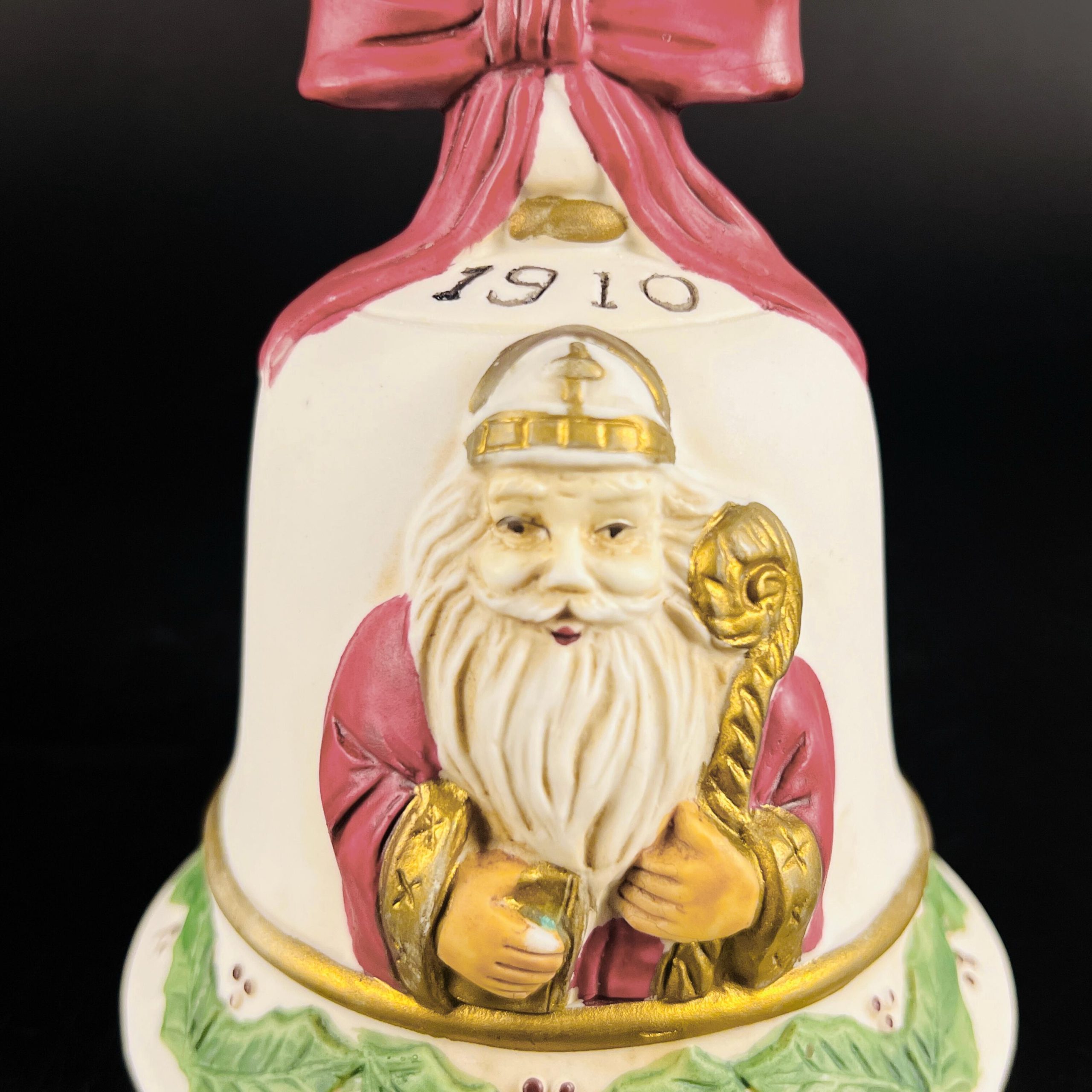 Vintage Thomas Nast Santa Dinner Bell - St. Nicholas 1910, Flambro Memories of the Legend - Image 3