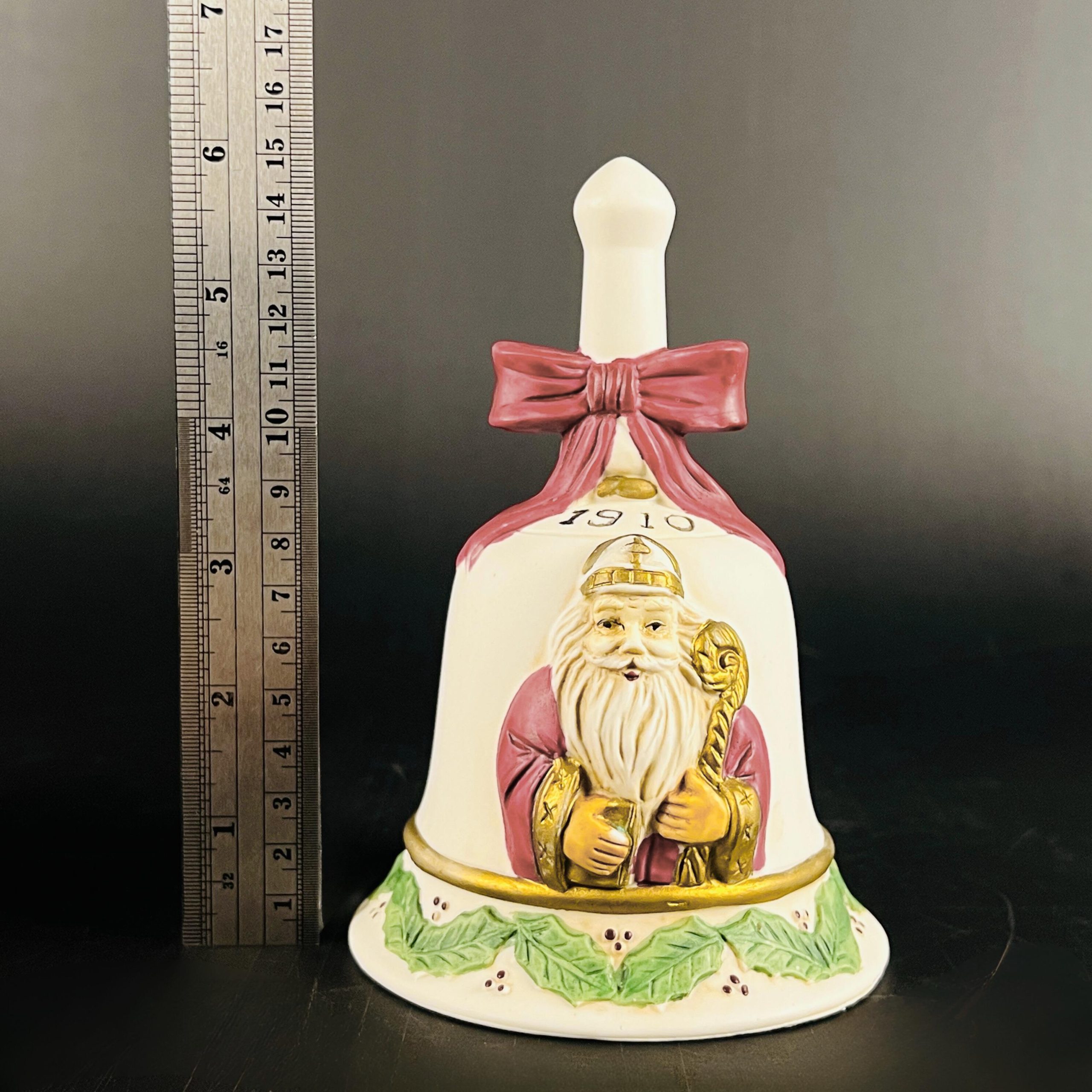 Vintage Thomas Nast Santa Dinner Bell - St. Nicholas 1910, Flambro Memories of the Legend - Image 9