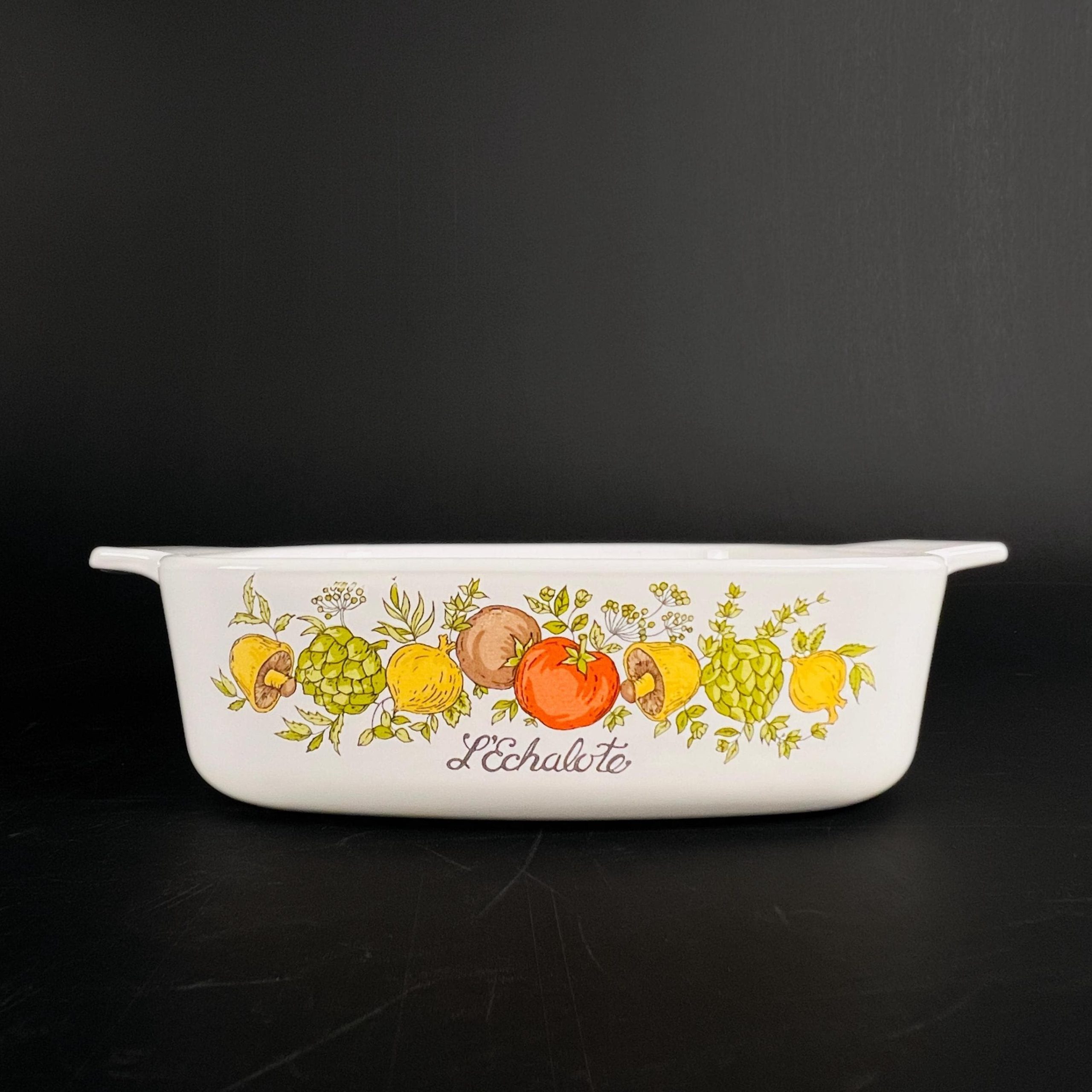 Set of 2 - Vintage CorningWare Spice of Life Casserole Dishes -  L’Echalote 1 Liter and Le Persil La Sauge 1.5 Quart - Image 3