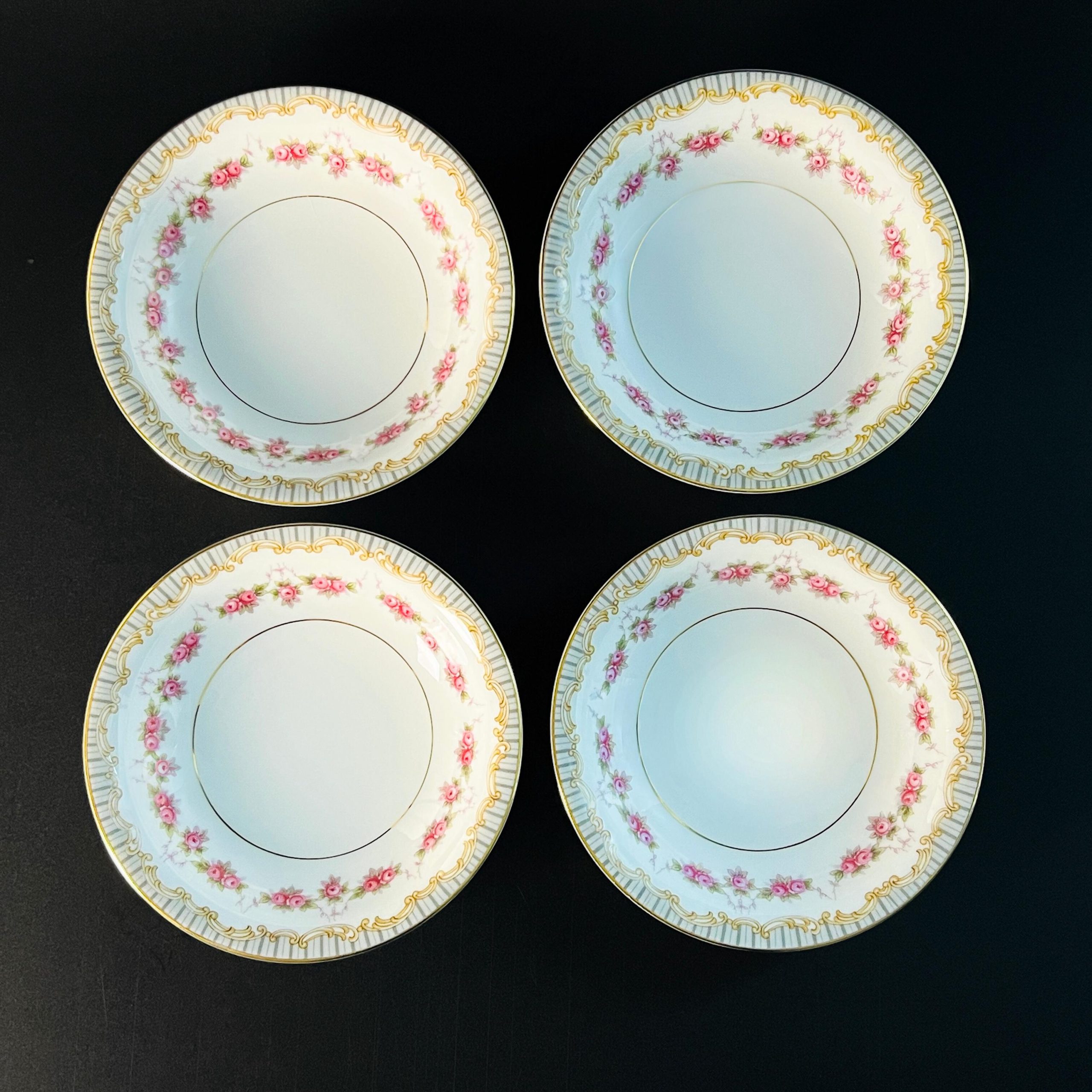 Set of 4 - Vintage Noritake Ridgewood 5.5 inch Bowls - Image 3