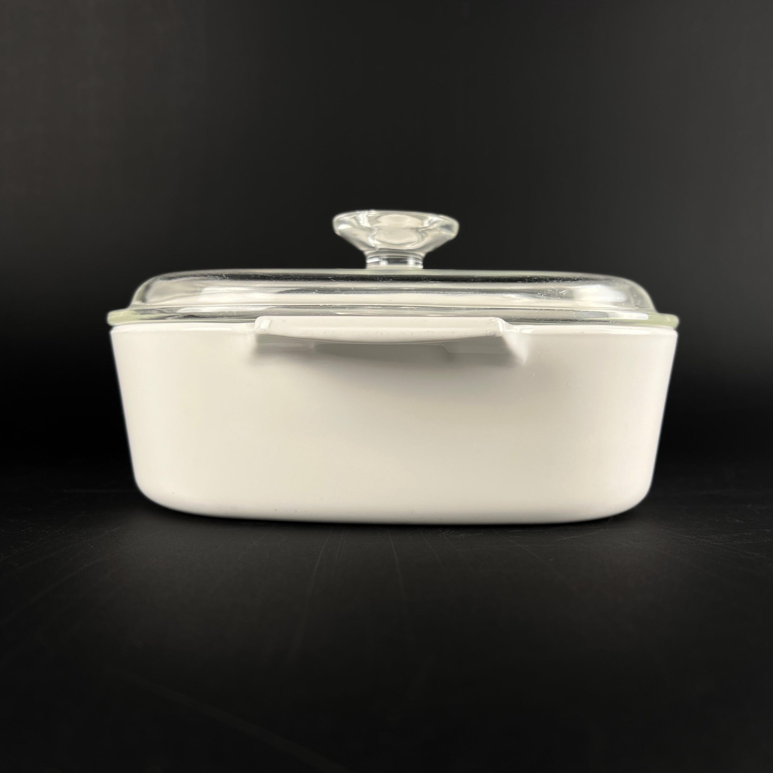 1970s Corningware Cornflower Blue 2 Quart Square Casserole Dish A-2-B and Lid A-9-C - Image 3