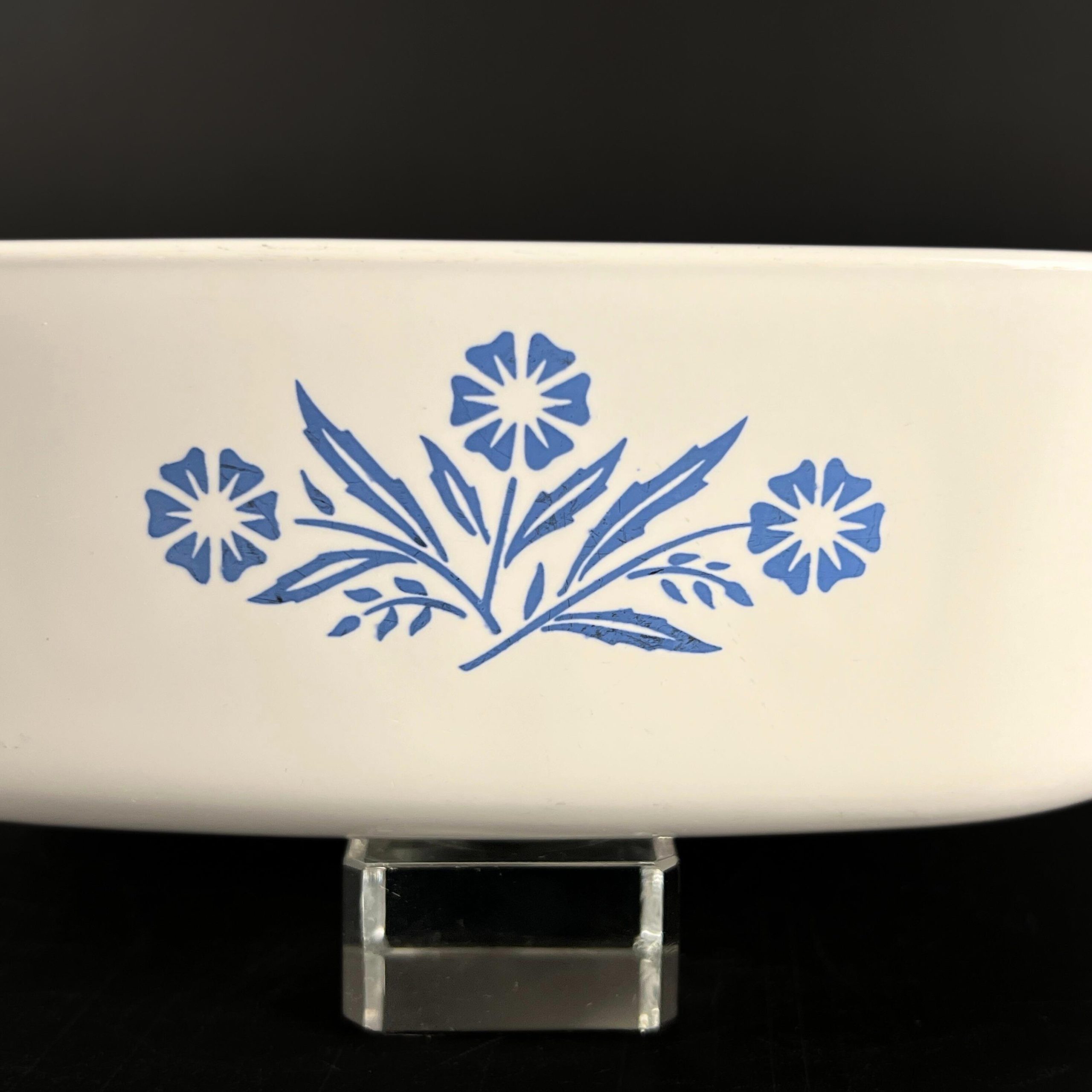 1970s Corningware Cornflower Blue 2 Quart Square Casserole Dish A-2-B and Lid A-9-C - Image 6