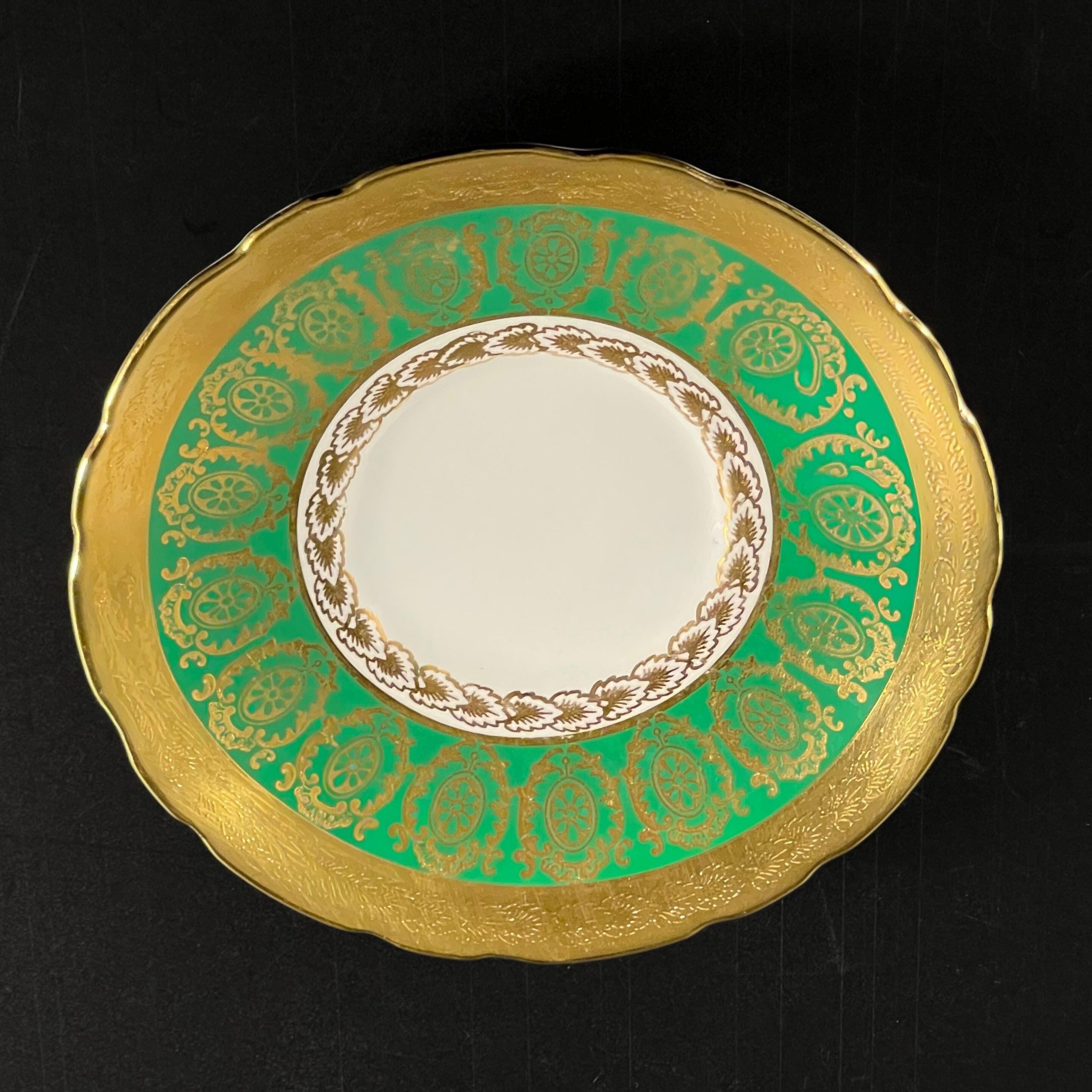 Vintage Royal Stafford Bone China Teacup & Saucer – Gold Gilded, Made in England - Image 9