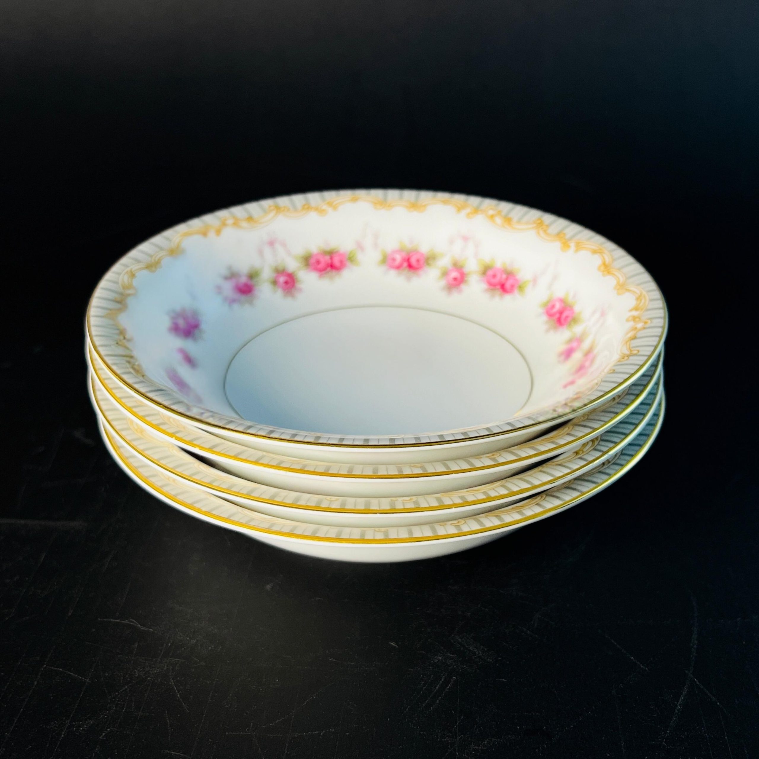 Set of 4 - Vintage Noritake Ridgewood 5.5 inch Bowls - Image 6