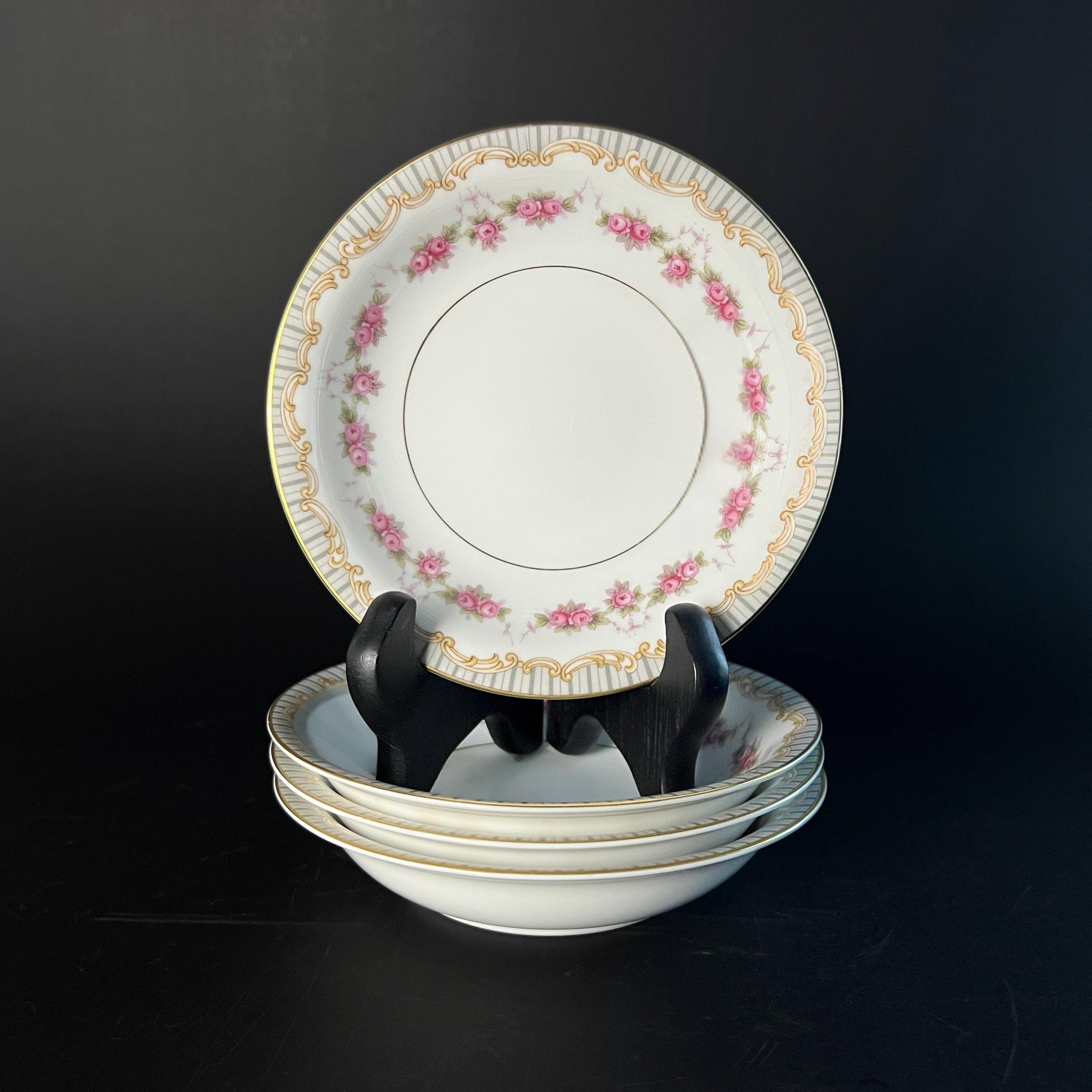 Set of 4 - Vintage Noritake Ridgewood 5.5 inch Bowls - Image 7